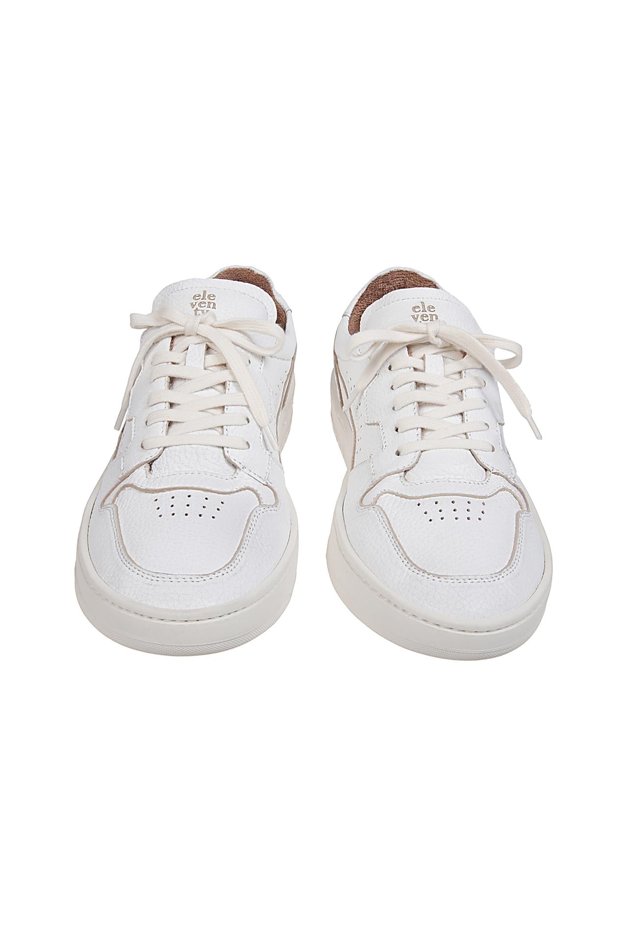 EleventyYumuşak Geyik Derisi Beyaz Sneaker