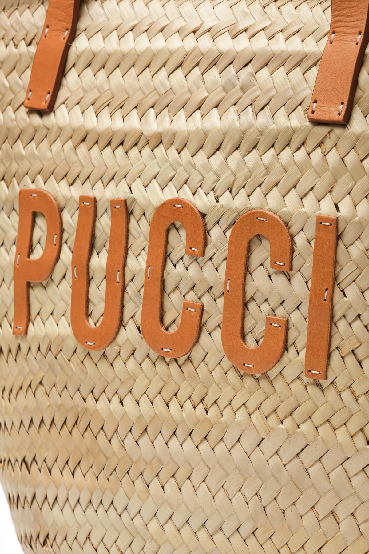 Emilio PucciLogolu Palmiye Ağacı Plaj Çantası