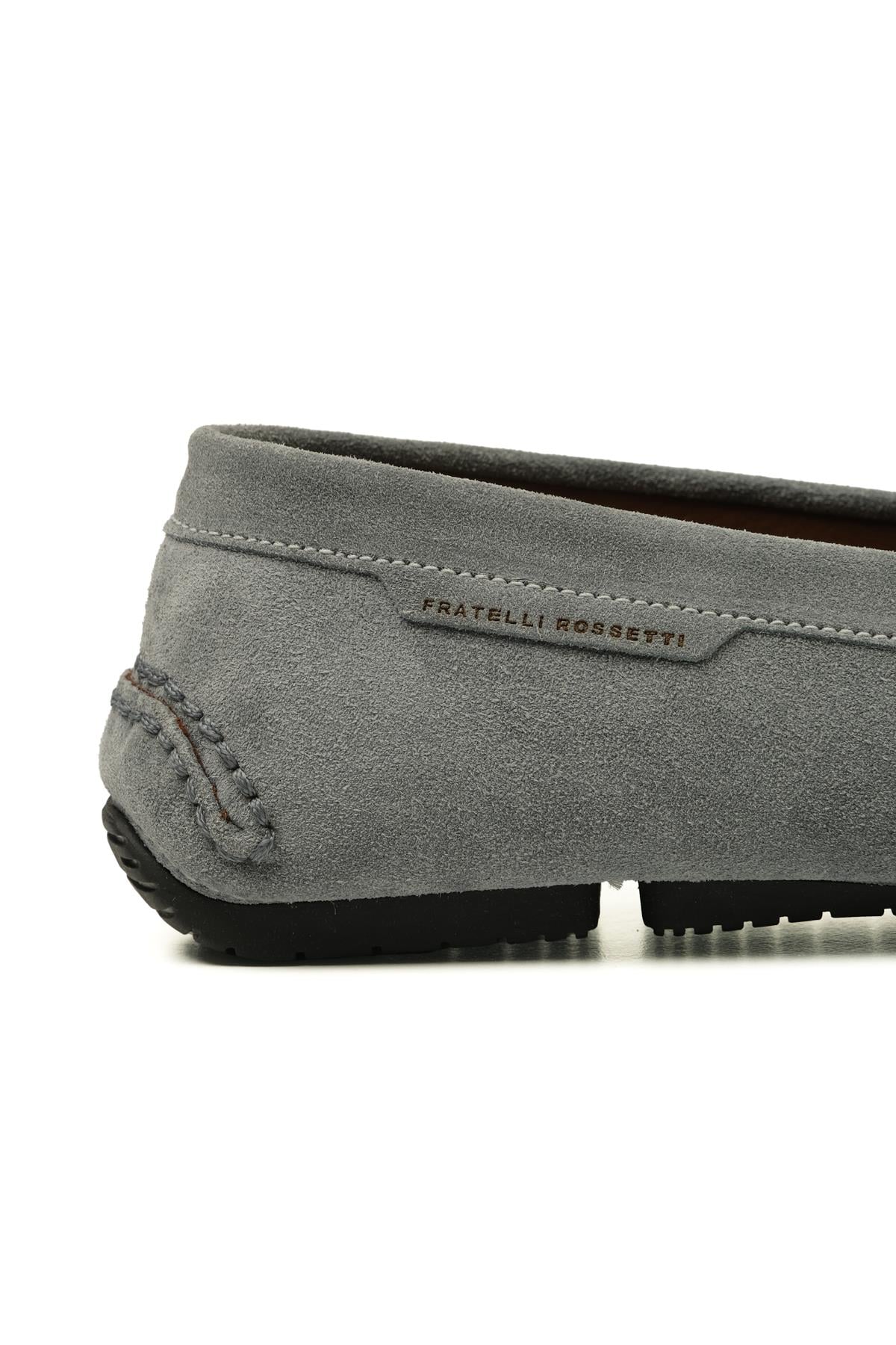 Fratelli RossettiGri Süet Erkek Loafer