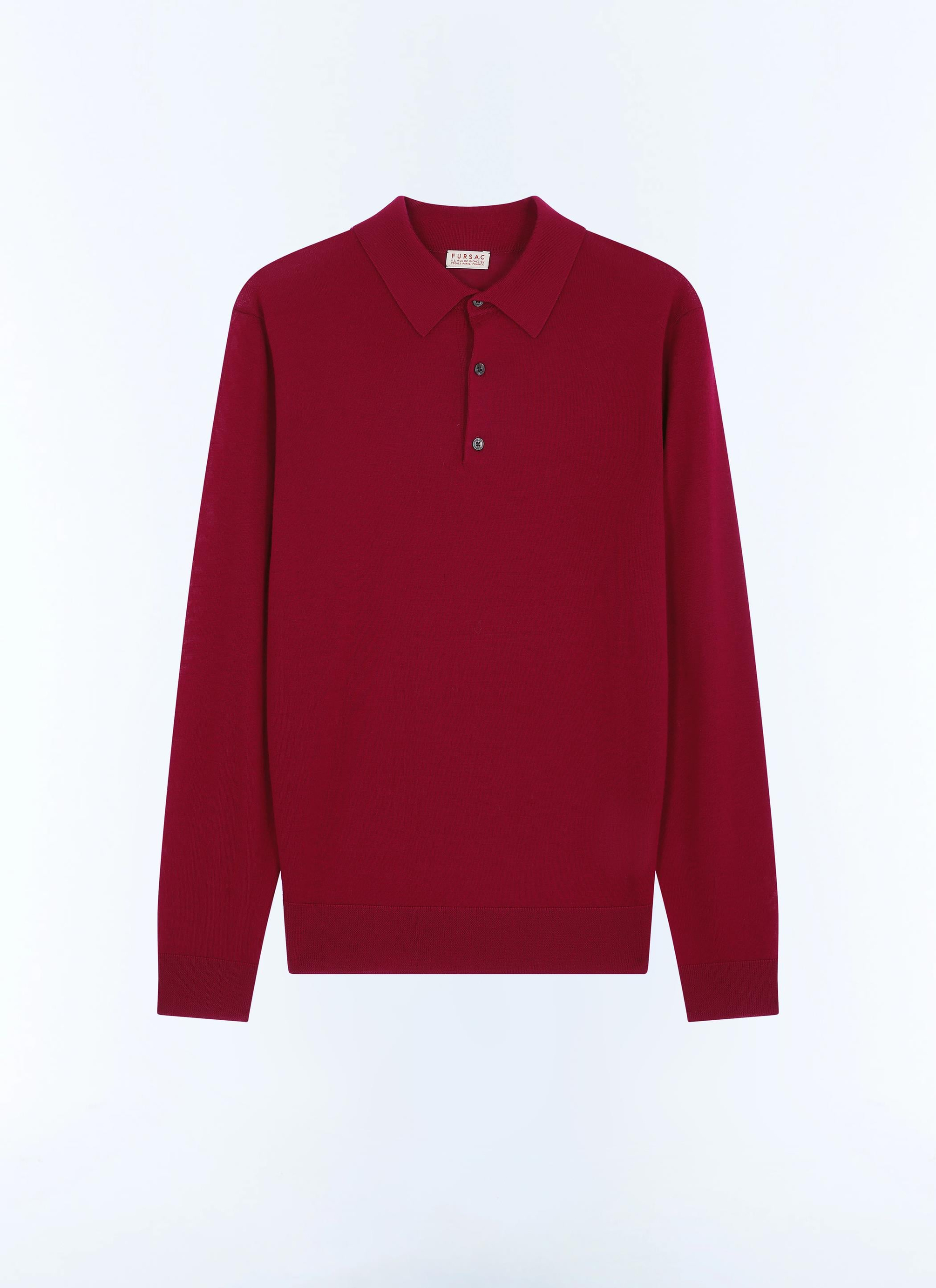 FursacBordo Fit Kesim Polo Yaka Triko