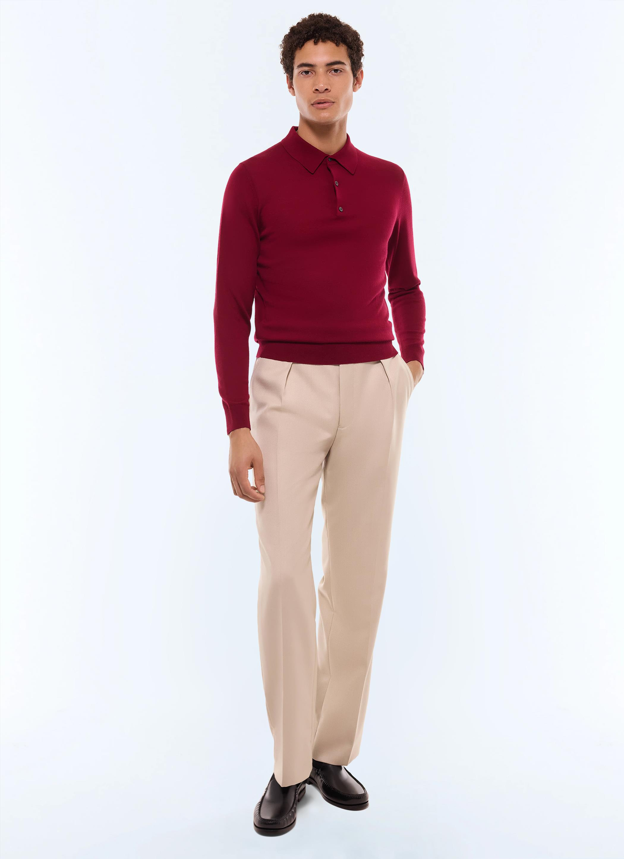 FursacBordo Fit Kesim Polo Yaka Triko