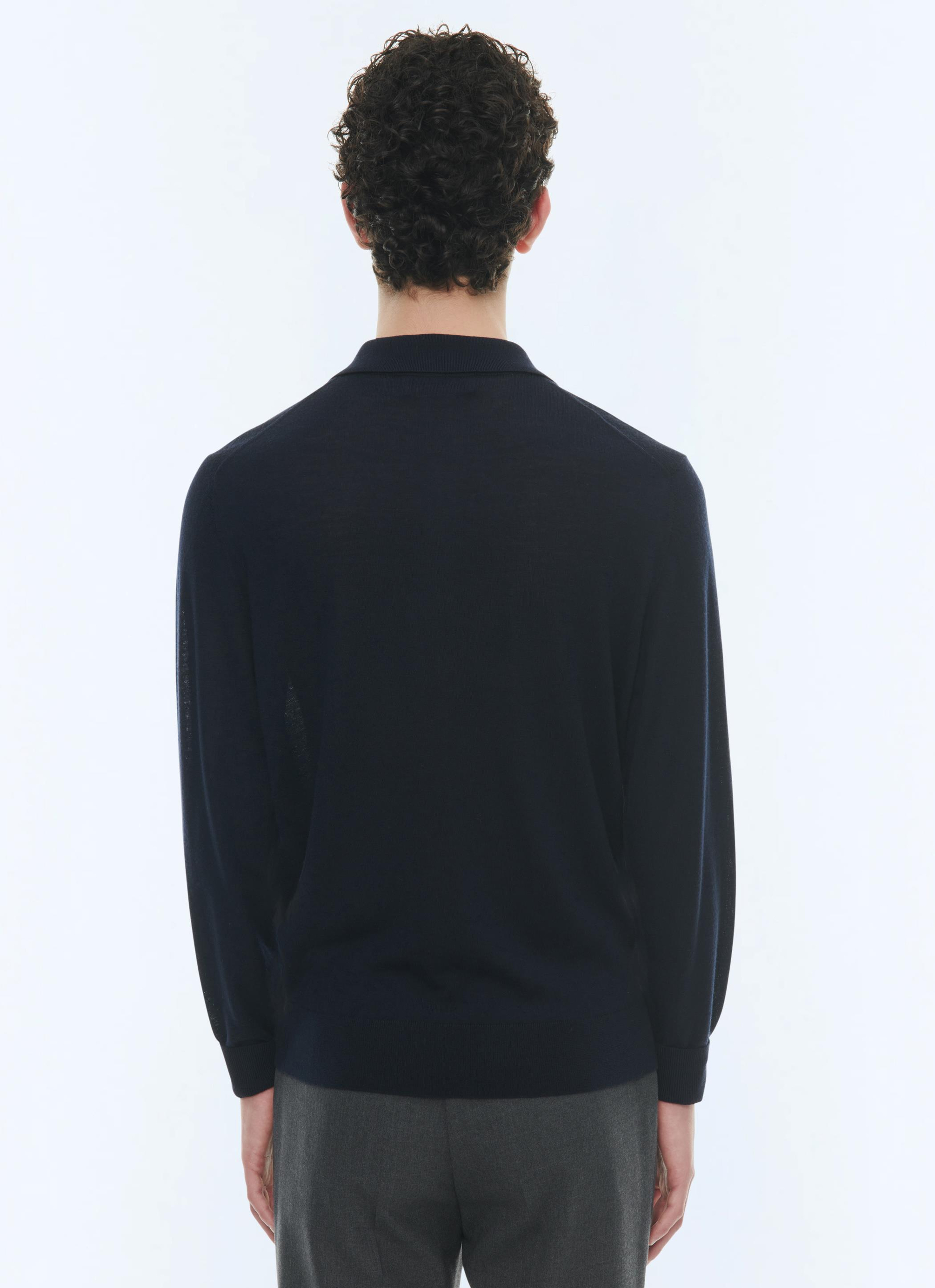 FursacLacivert Fit Kesim Polo Yaka Triko