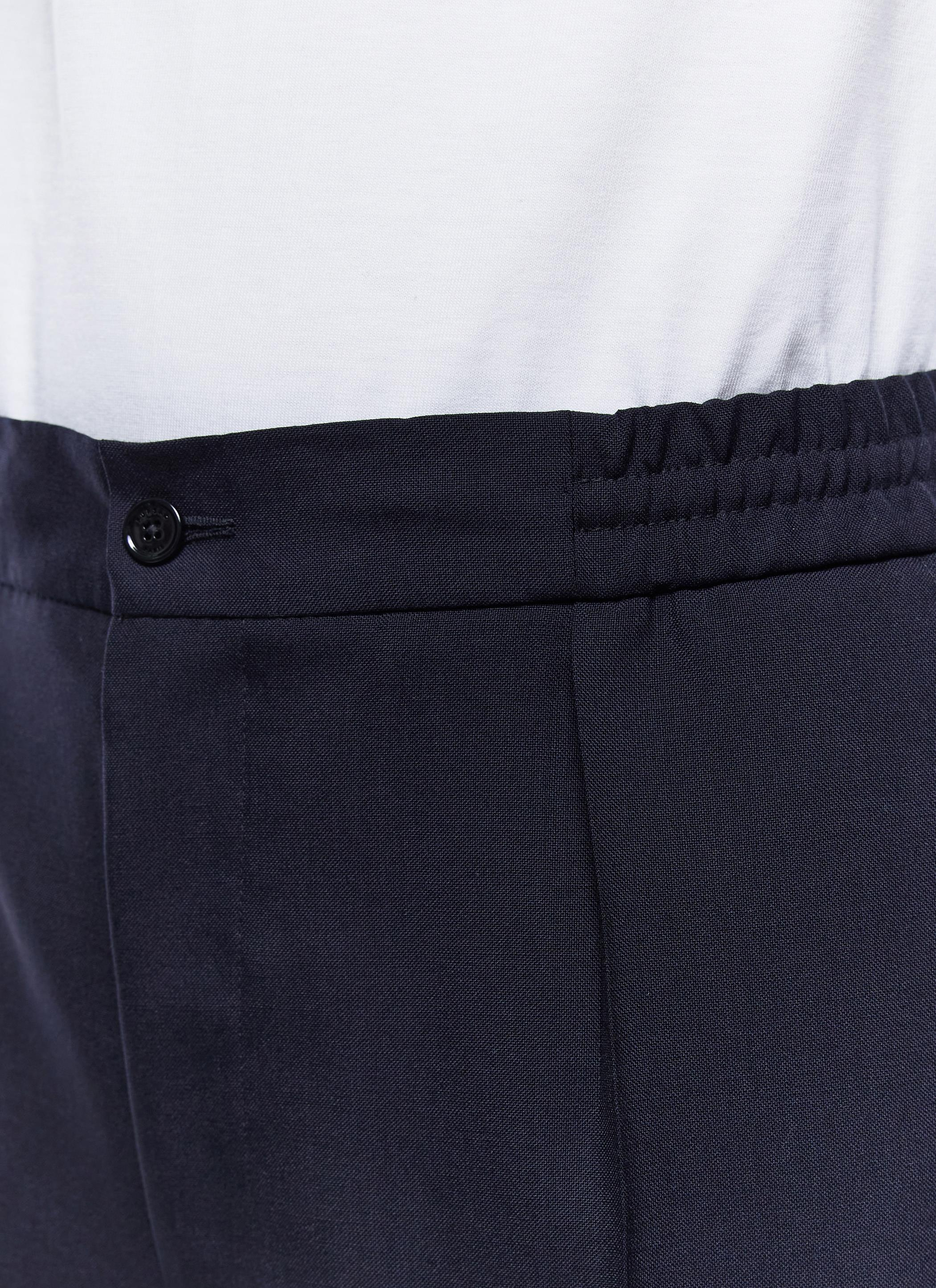 FursacLacivert Rahat Kesim Jersey Pantolon