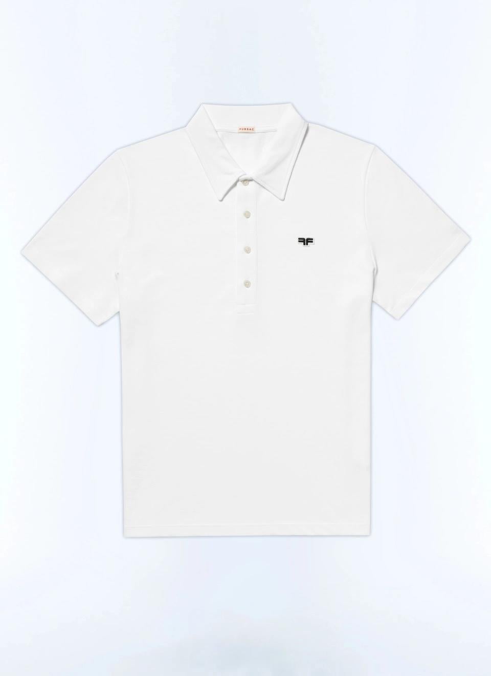 FursacLogo Detaylı Polo Yaka Pamuk T-shirt