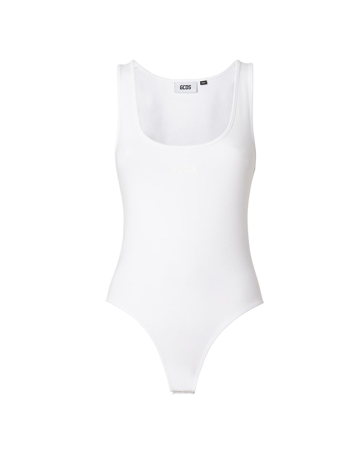 GCDSBeyaz Halter Yaka Bodysuit