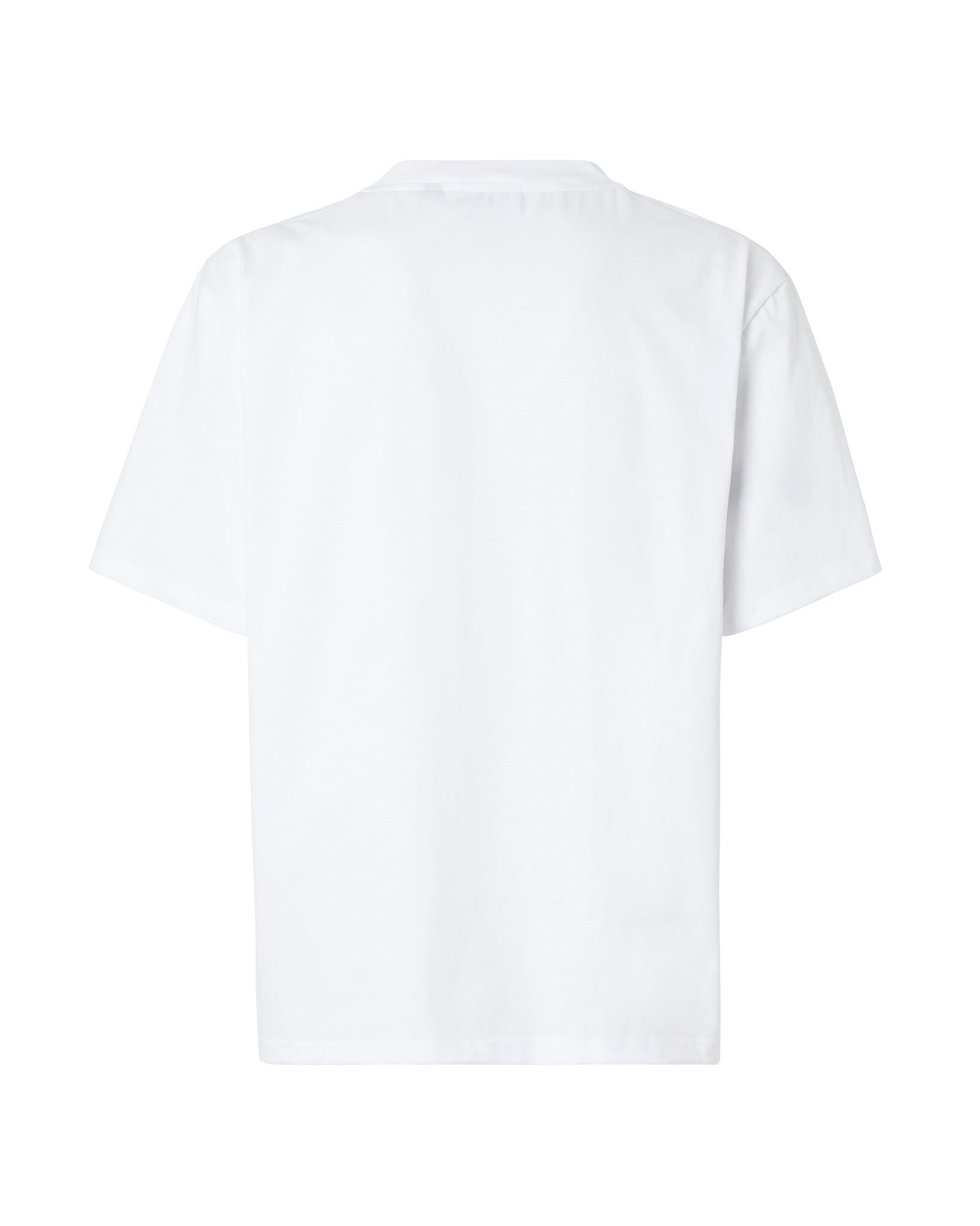 GCDSBeyaz Logo Detaylı Erkek T-shirt