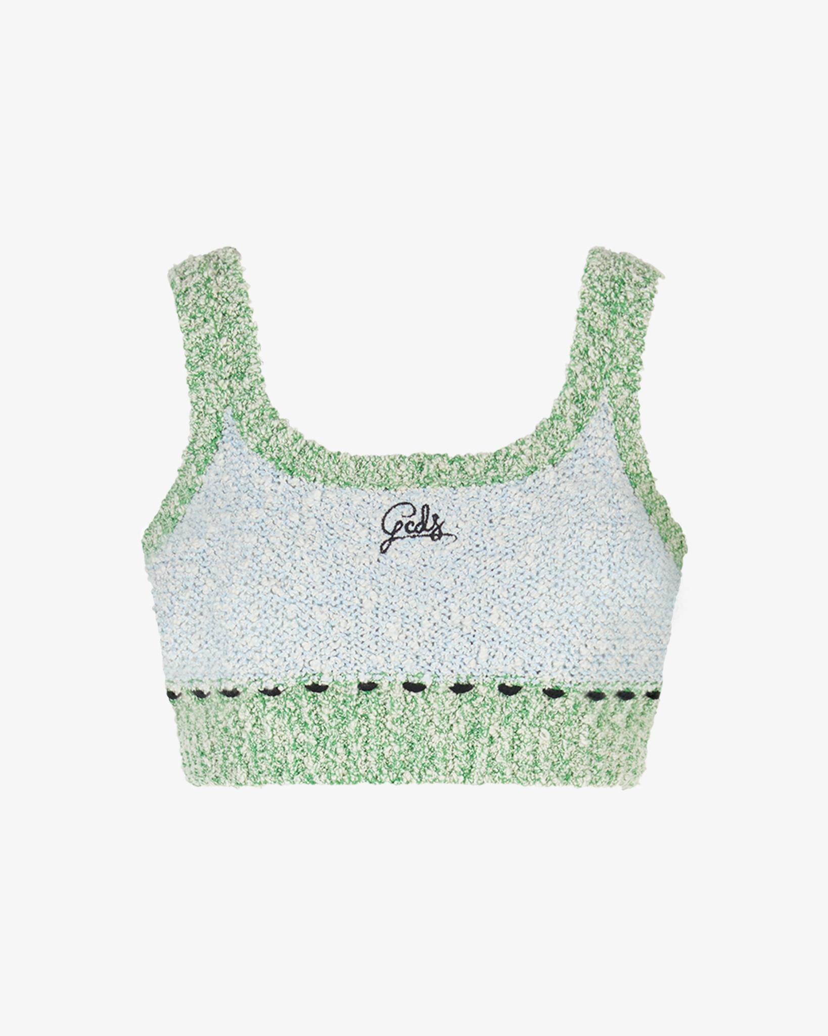 GCDSKare Yaka Örme Crop Üst