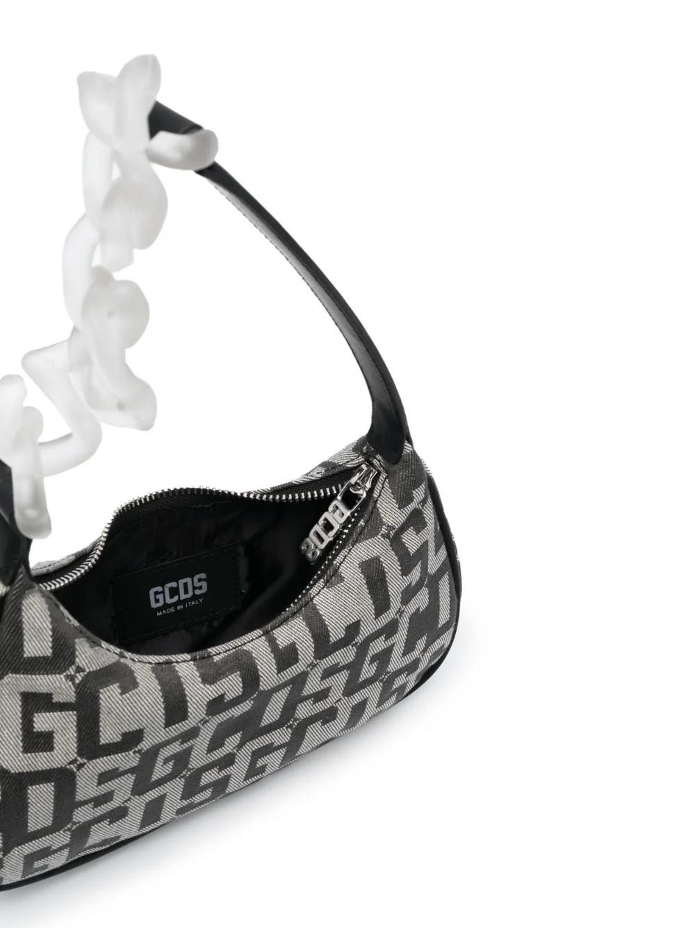 GCDSSiyah Monogram Çanta