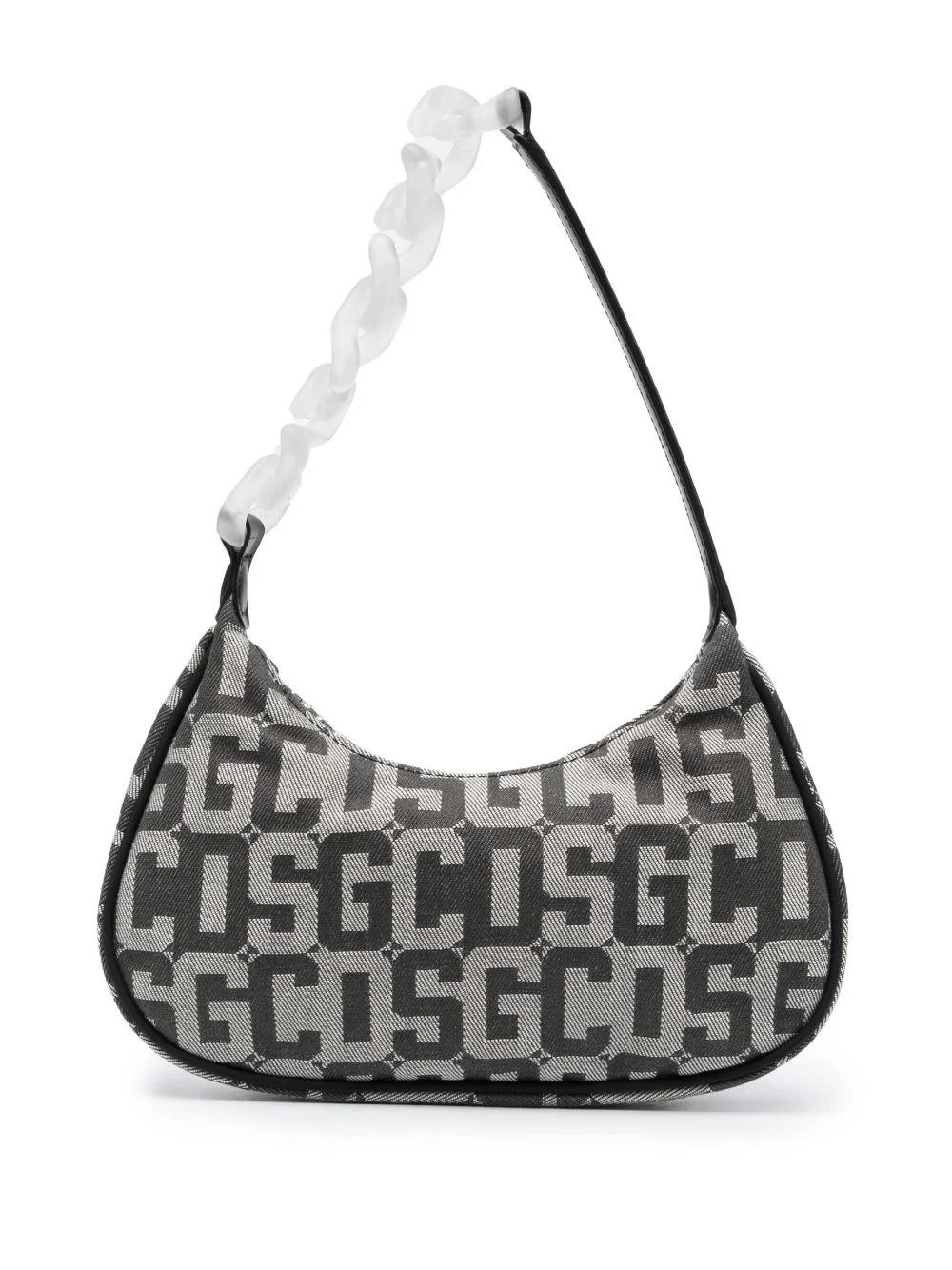 GCDSSiyah Monogram Çanta