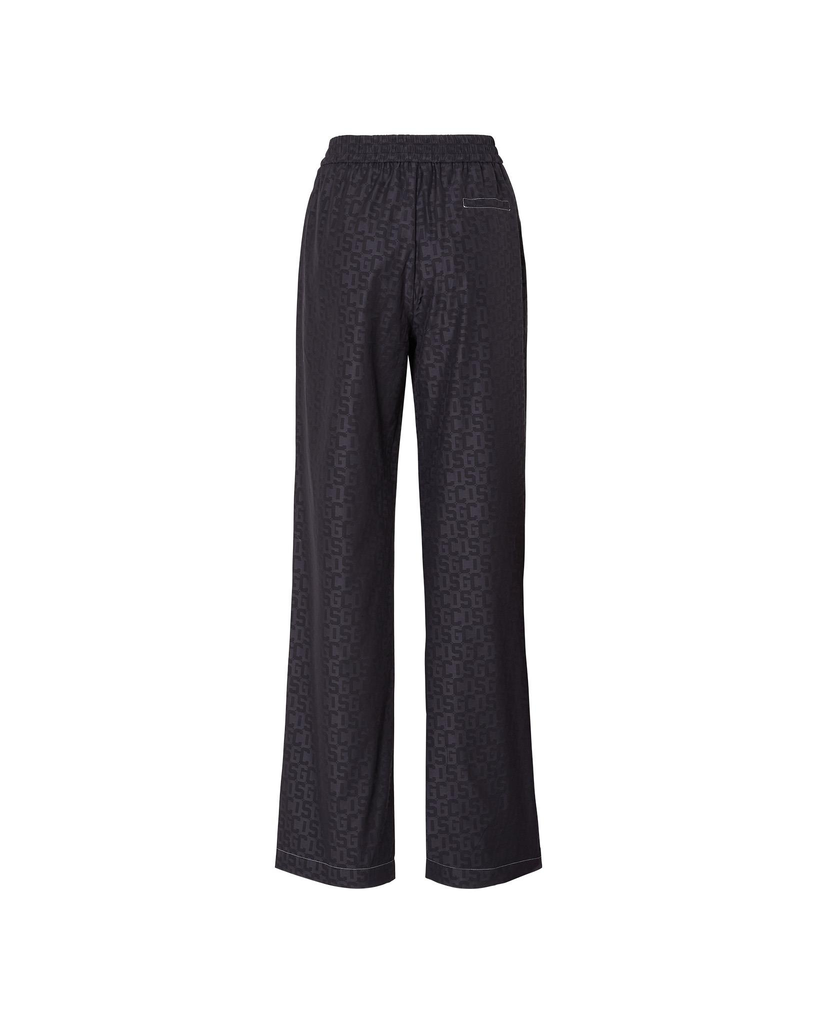 GCDSSiyah Monogram Pantolon