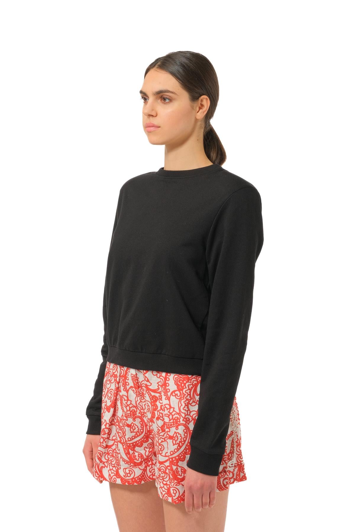 Gina GorgeousArkası Zincir Detaylı Uzun Kollu T-shirt