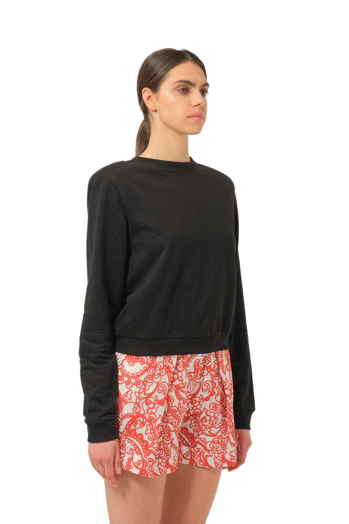 Gina GorgeousArkası Zincir Detaylı Uzun Kollu T-shirt