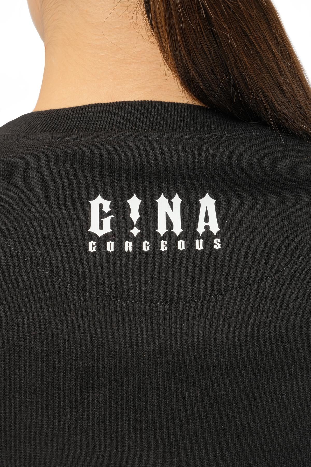 Gina GorgeousArkası Zincir Detaylı Uzun Kollu T-shirt