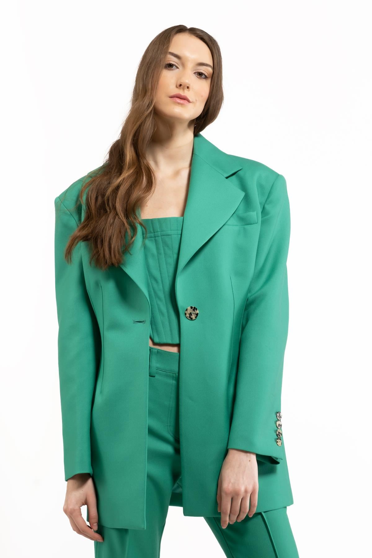 Giuseppe di MorabitoYeşil Yün Blazer