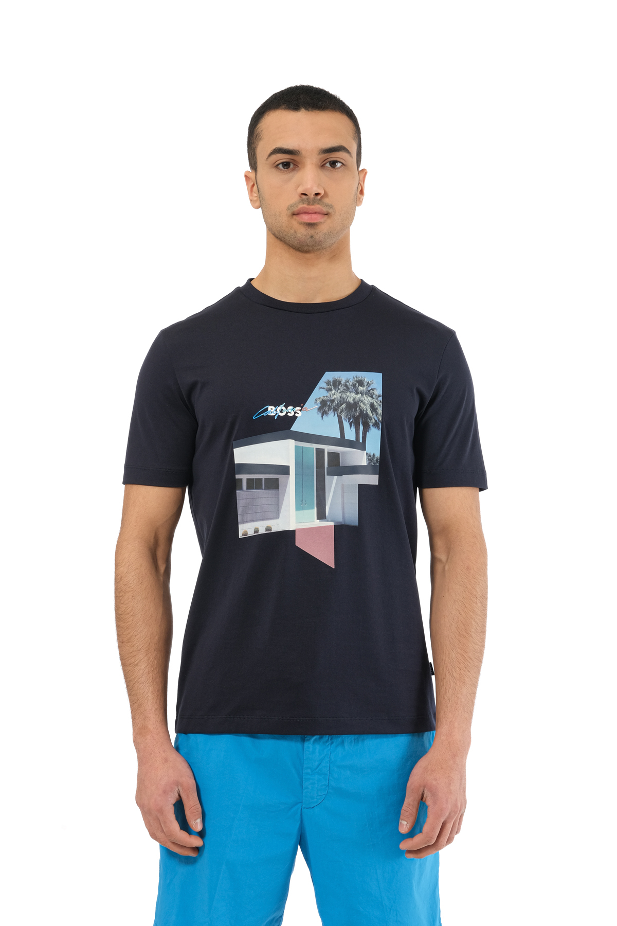 Hugo BossCalifornia Bisiklet Yaka T-shirt