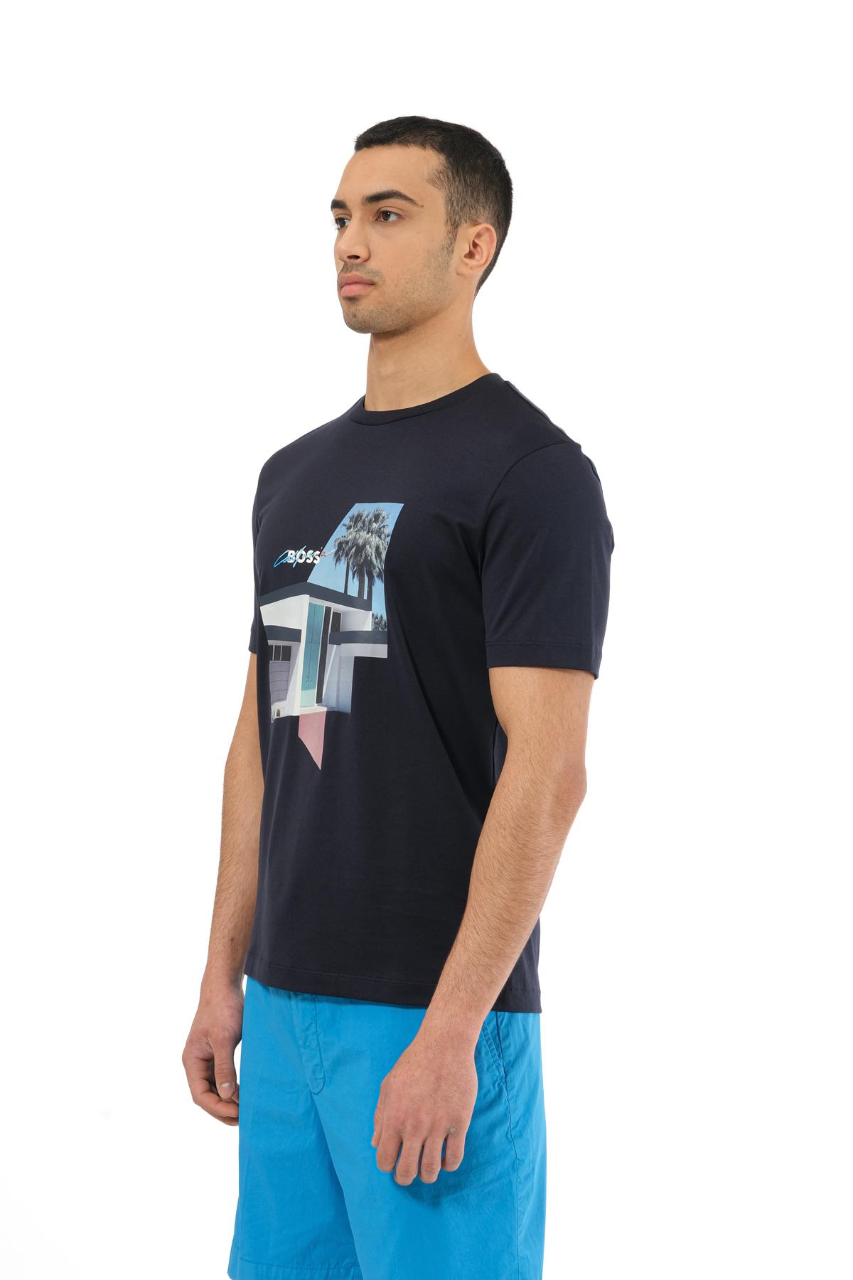 Hugo BossCalifornia Bisiklet Yaka T-shirt