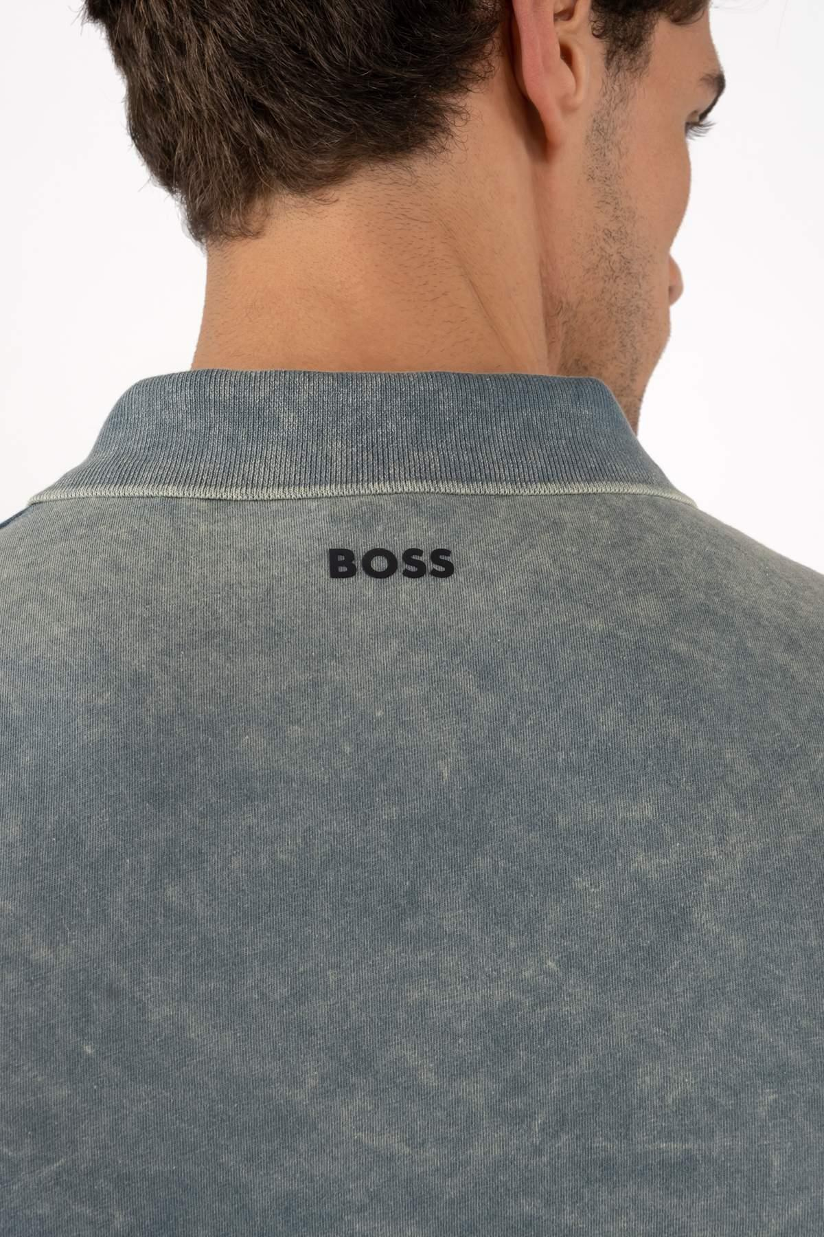 Hugo BossDenim Görünümlü Polo Yaka T-shirt