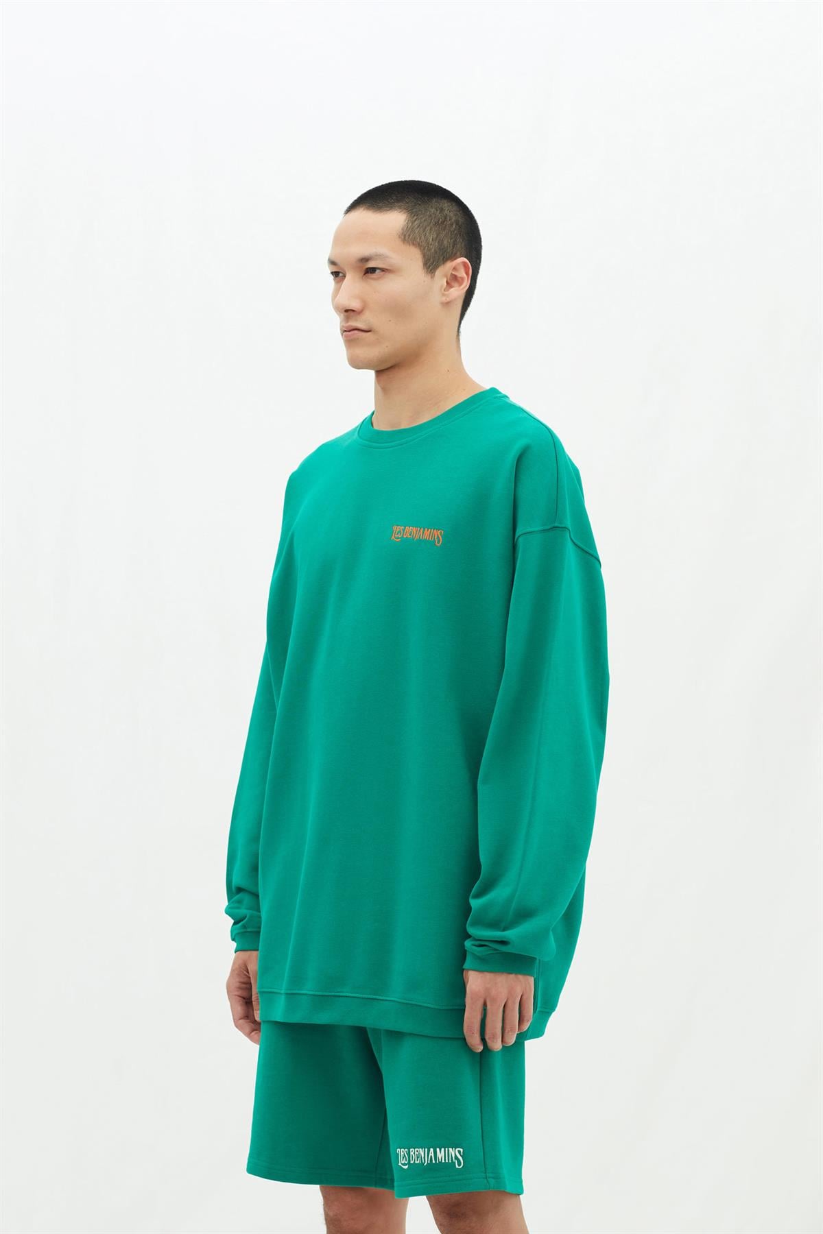 Les BenjaminsArkası Desenli Oversize Sweatshirt
