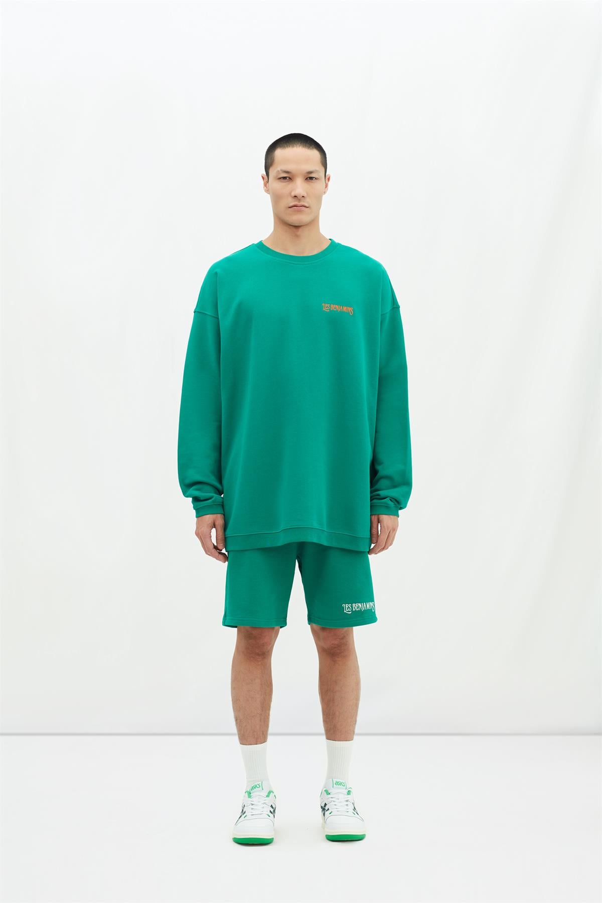 Les BenjaminsArkası Desenli Oversize Sweatshirt