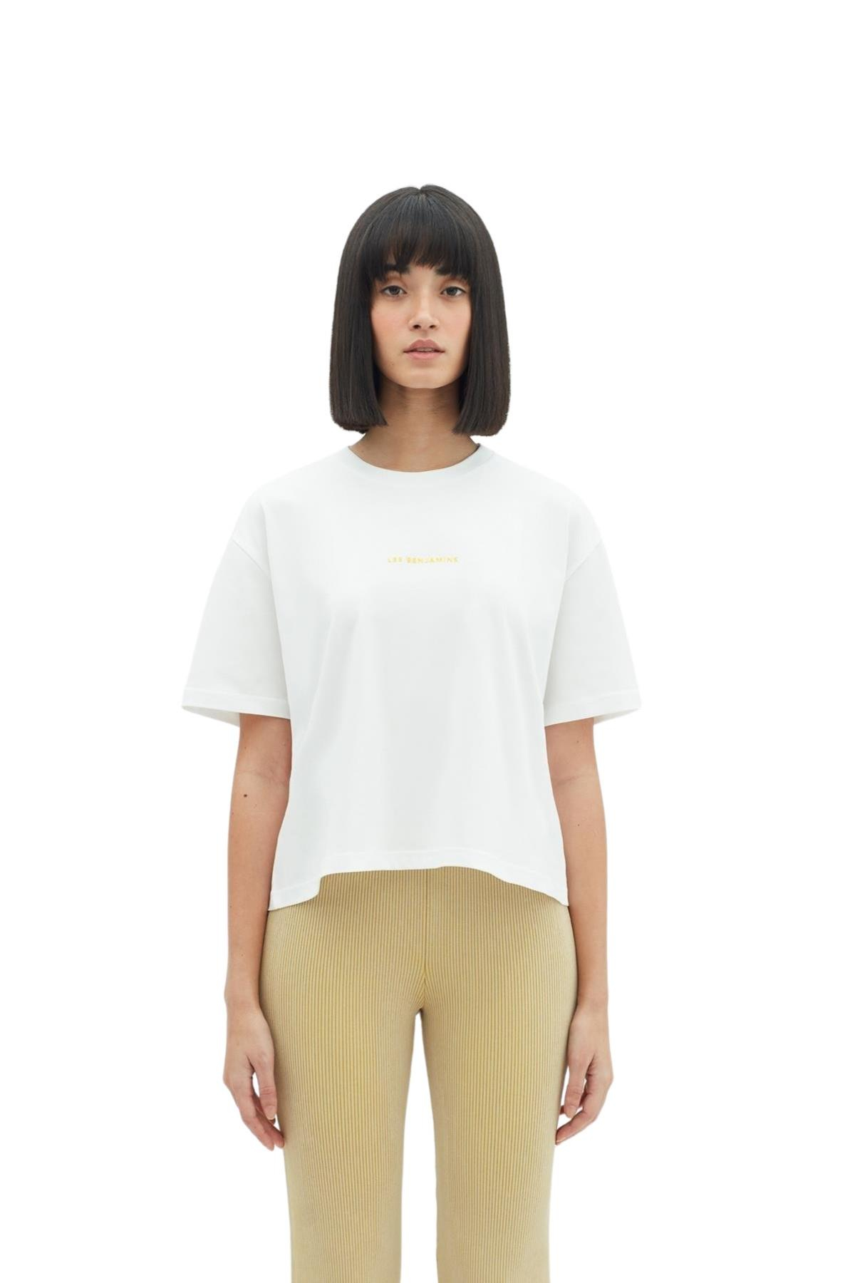 Les BenjaminsBeyaz Basic T-shirt
