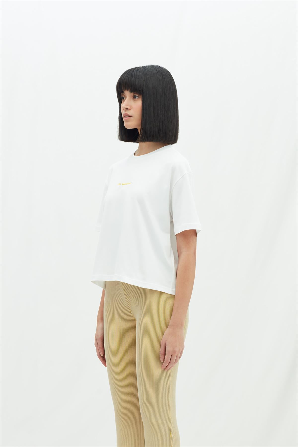 Les BenjaminsBeyaz Basic T-shirt