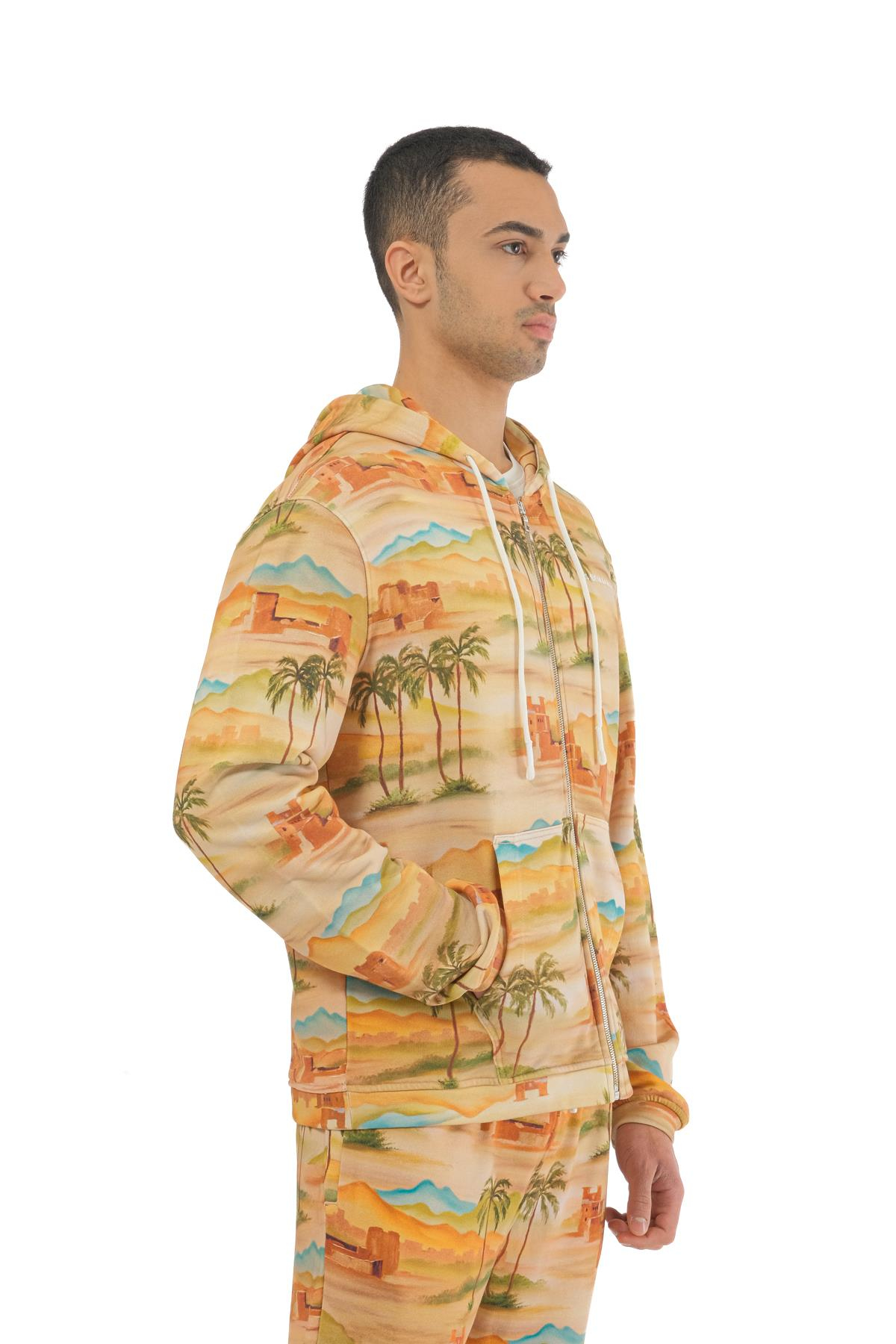 Les BenjaminsDesenli Fermuarlı Sweatshirt