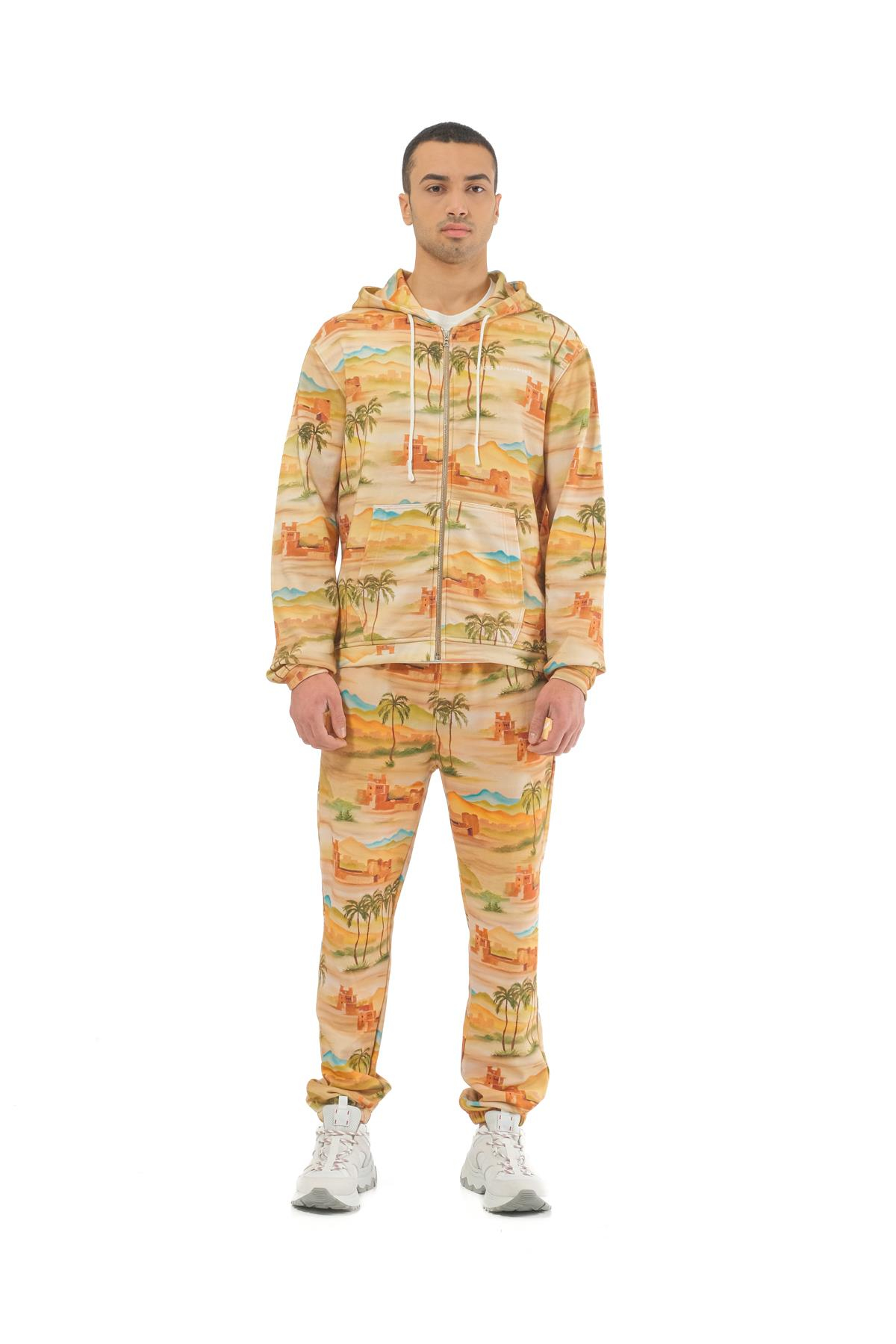 Les BenjaminsDesenli Fermuarlı Sweatshirt