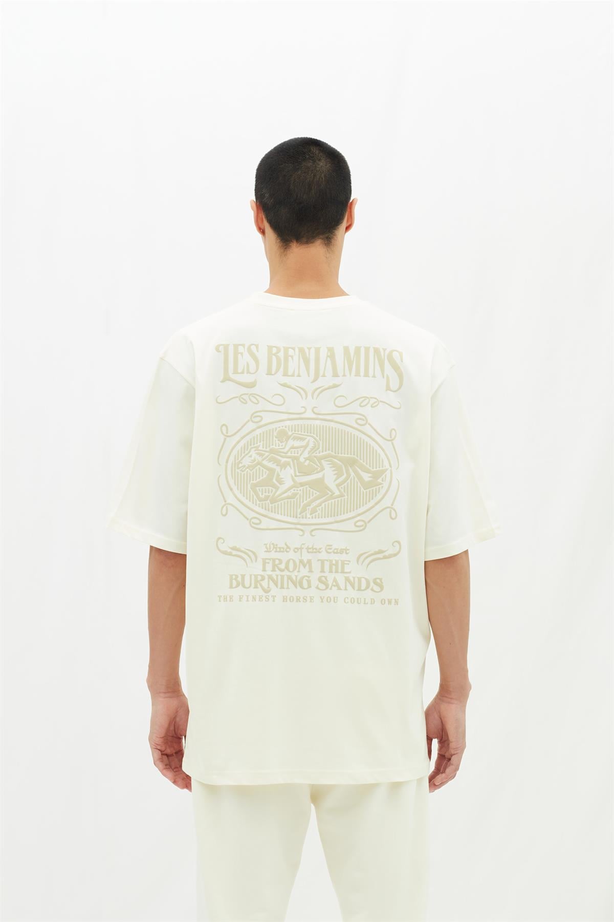 Les BenjaminsEkru Oversize Erkek T-shirt