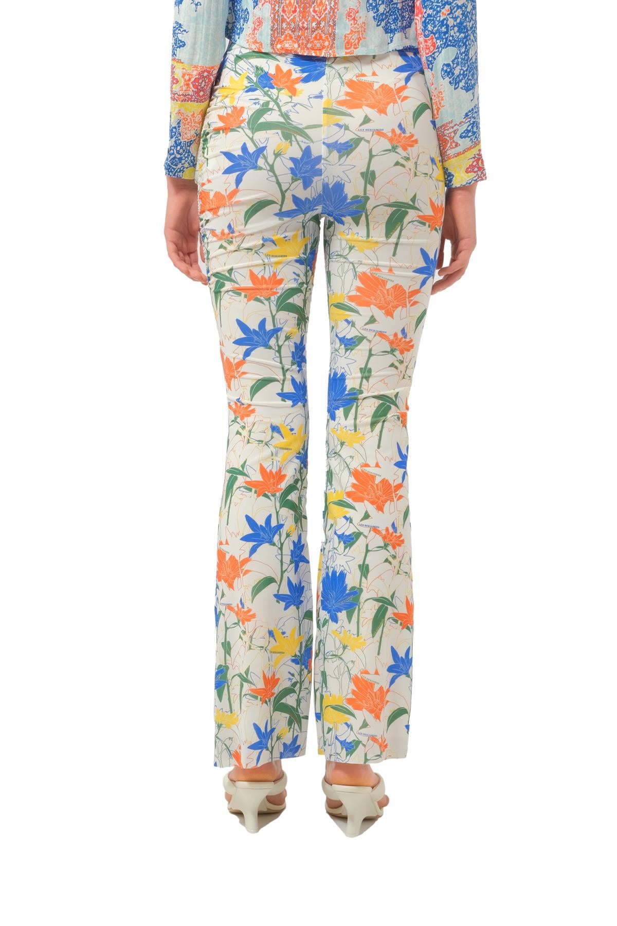 Les BenjaminsFloral Desen Geniş Paça Pantolon