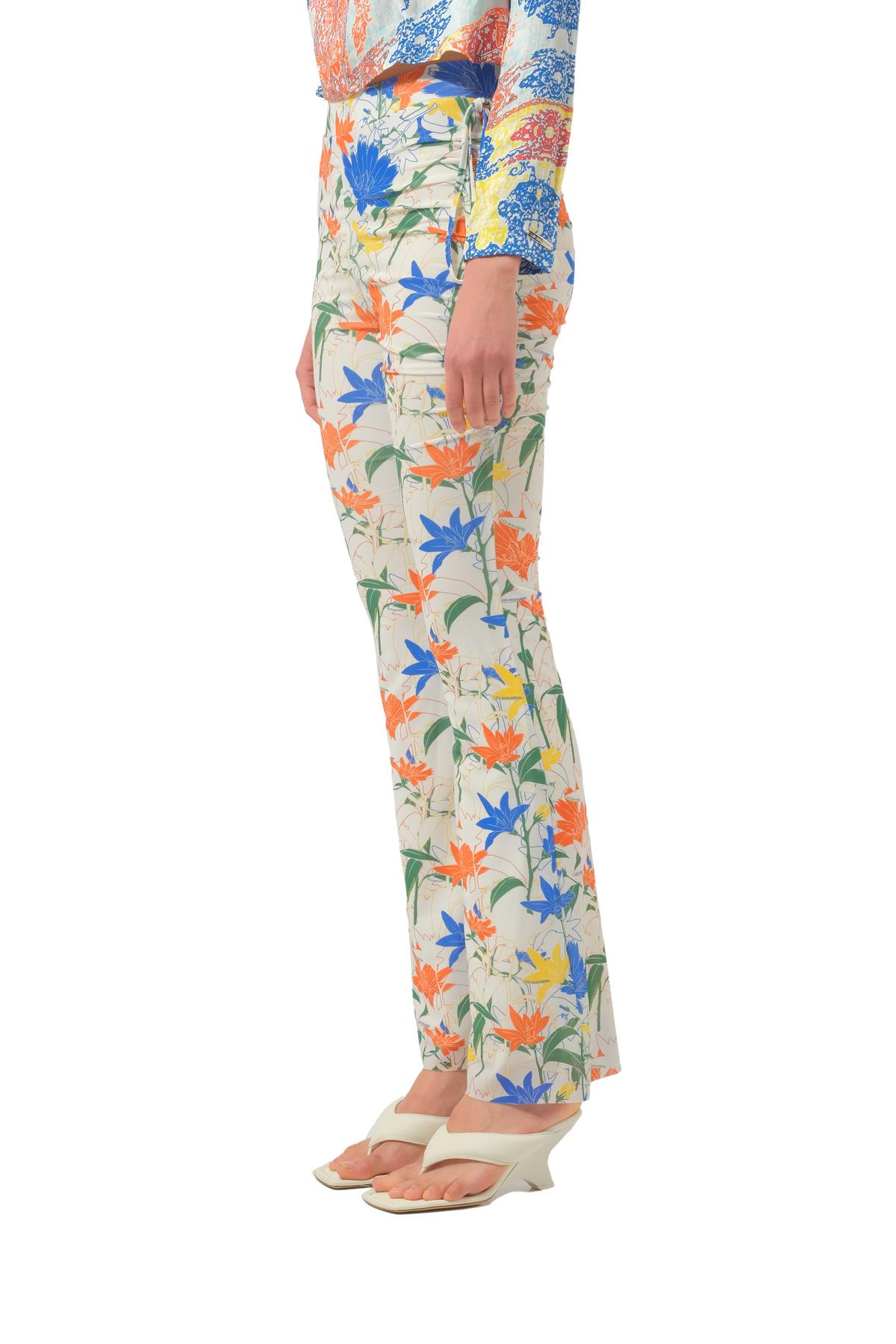 Les BenjaminsFloral Desen Geniş Paça Pantolon
