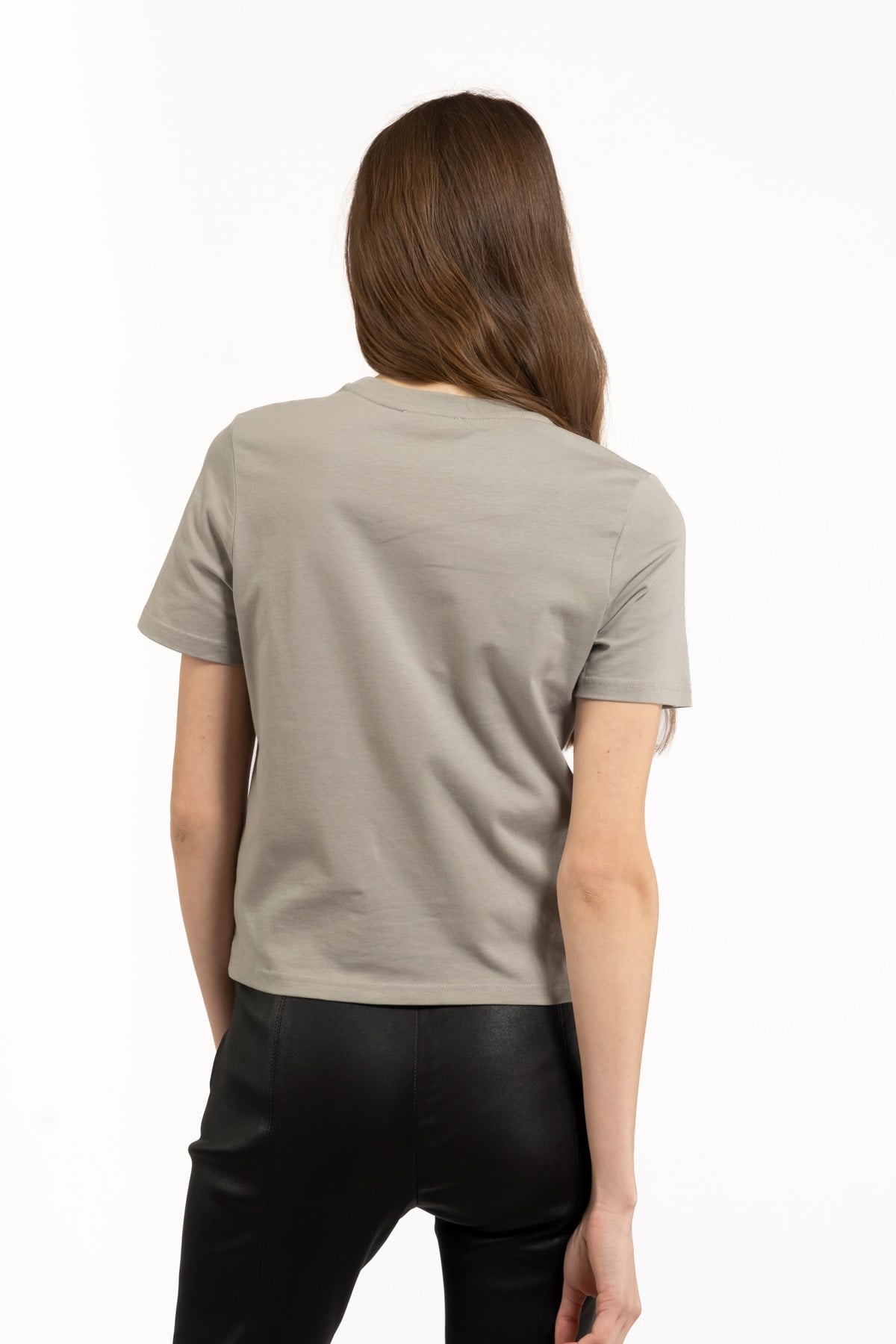 Les BenjaminsGri Bisiklet Yaka T-shirt
