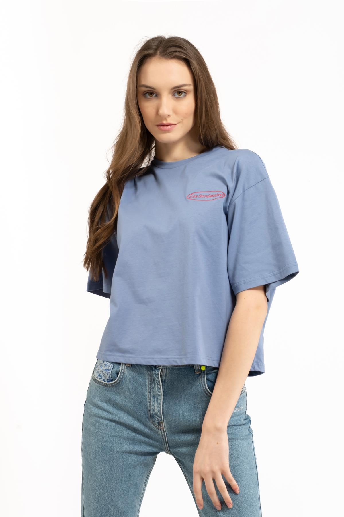 Les BenjaminsOversize Mavi T-shirt
