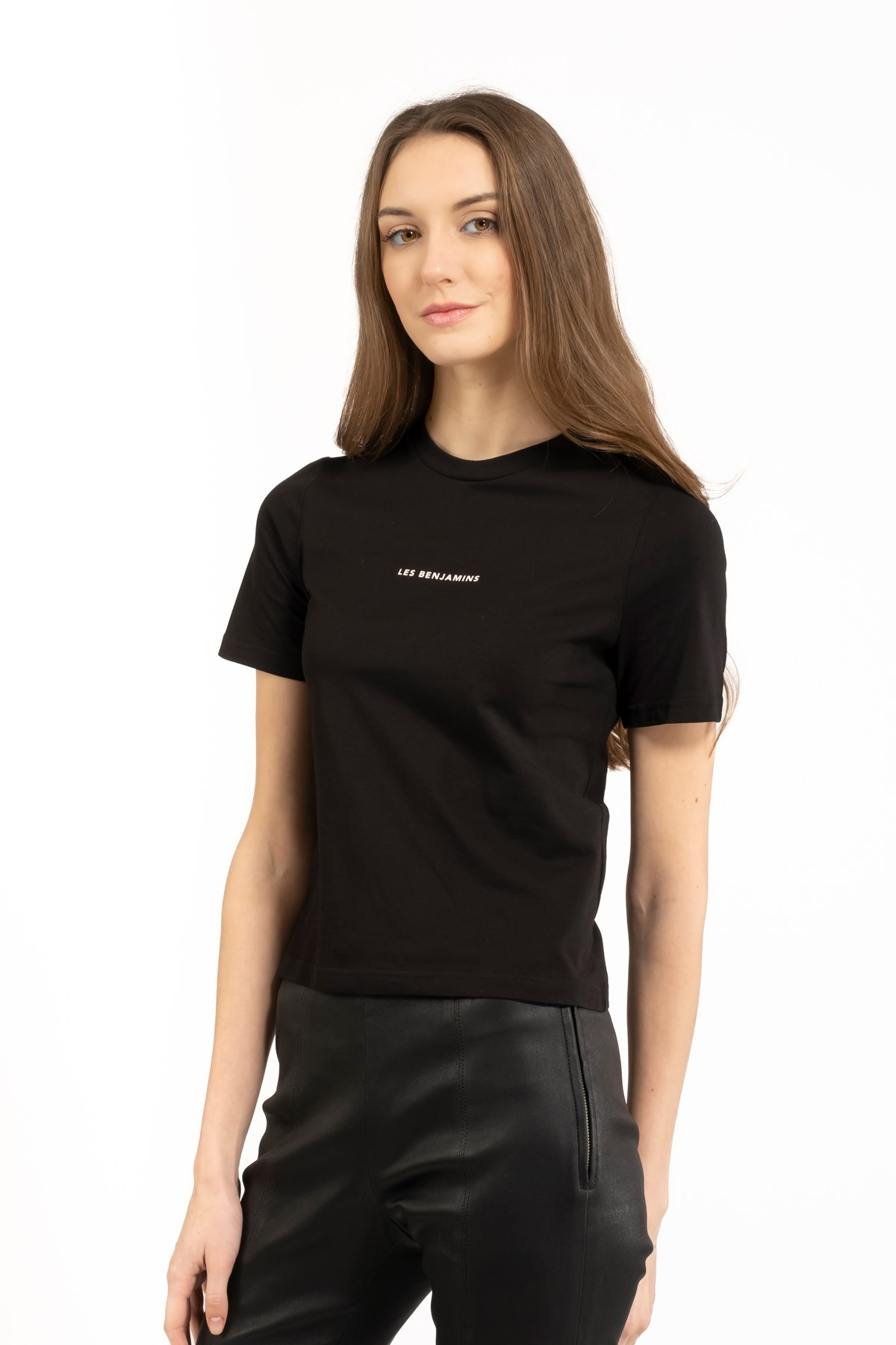 Les BenjaminsSiyah Arkası Desenli T-shirt