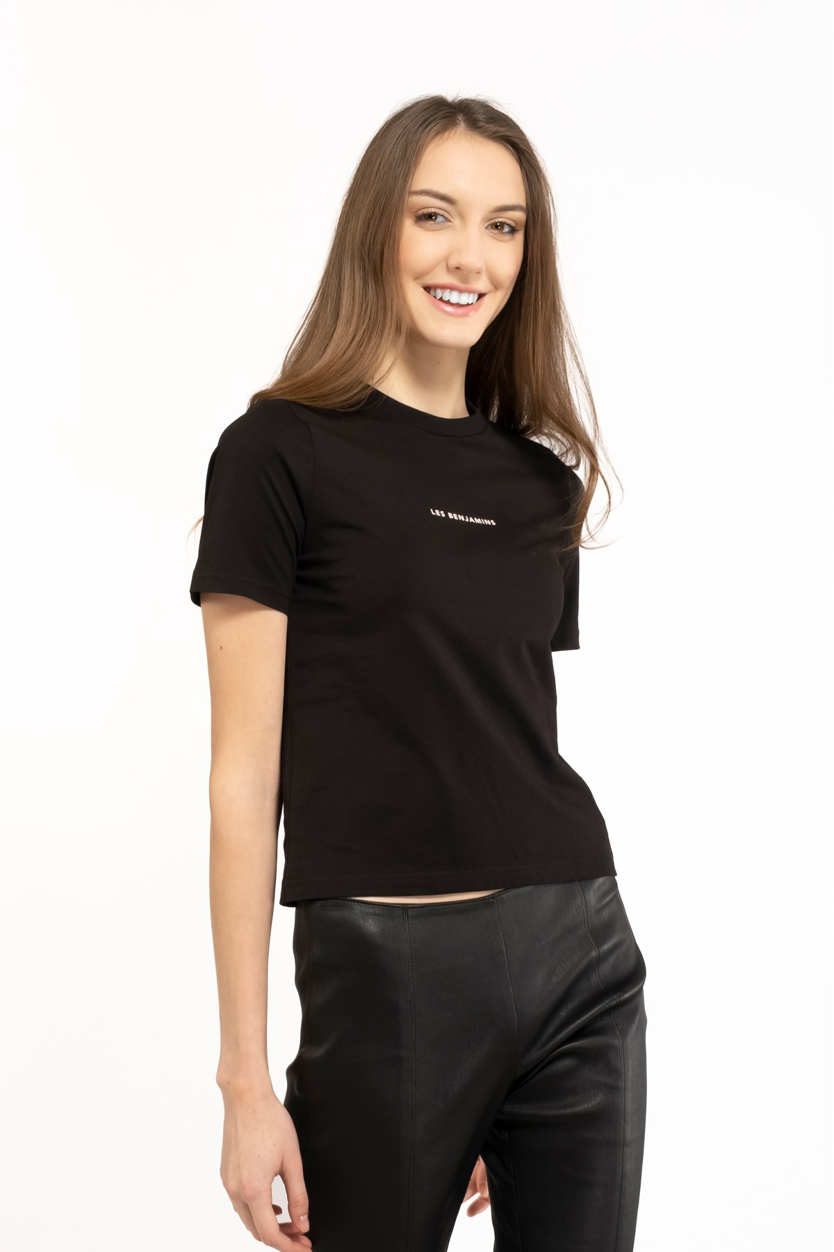 Les BenjaminsSiyah Arkası Desenli T-shirt