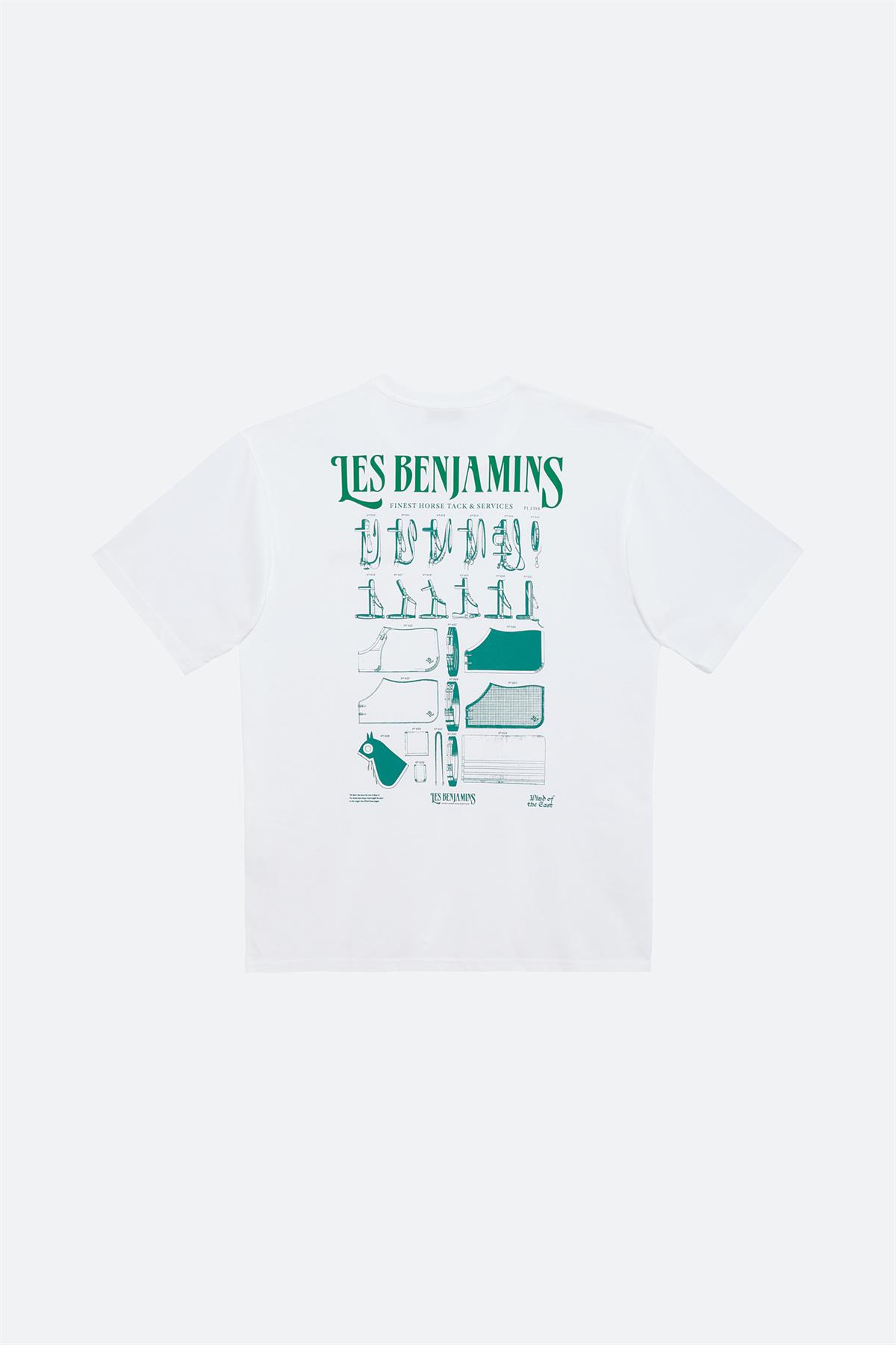 Les BenjaminsYeşil Desenli Erkek T-shirt