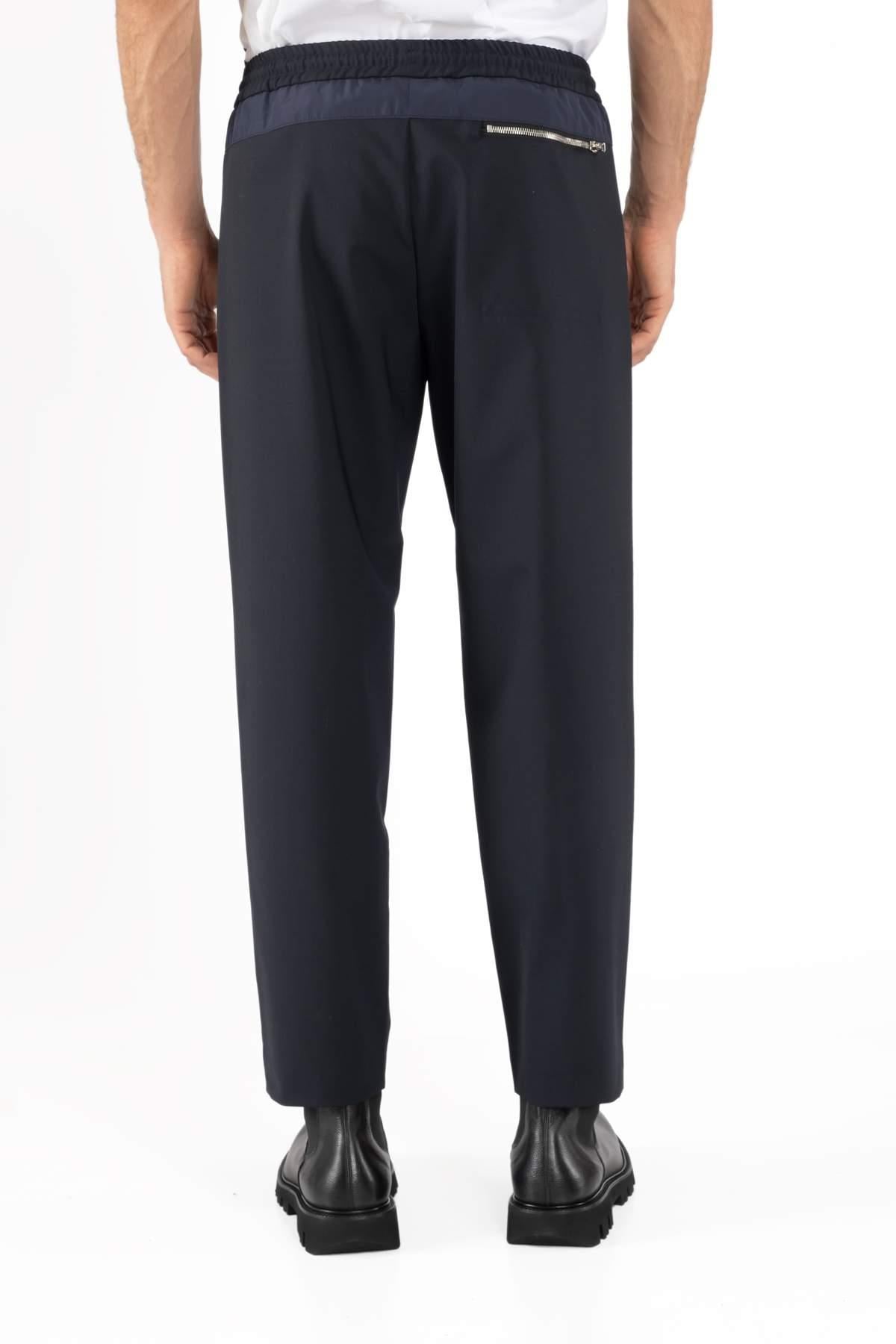 Les HommesMetal Detaylı Lacivert Jogger Pantolon