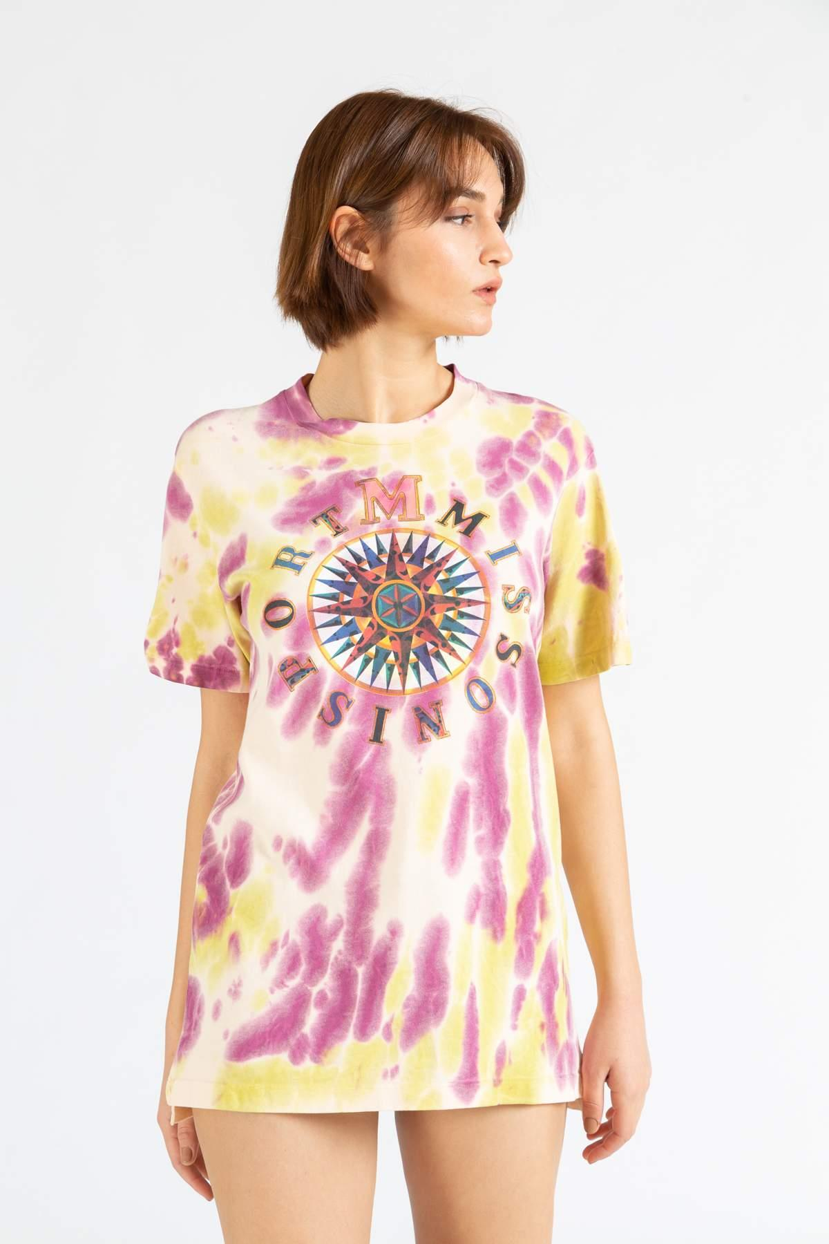 M MissoniM MISSONI Sıfır Yaka Geniş Kesim T-Shirt
