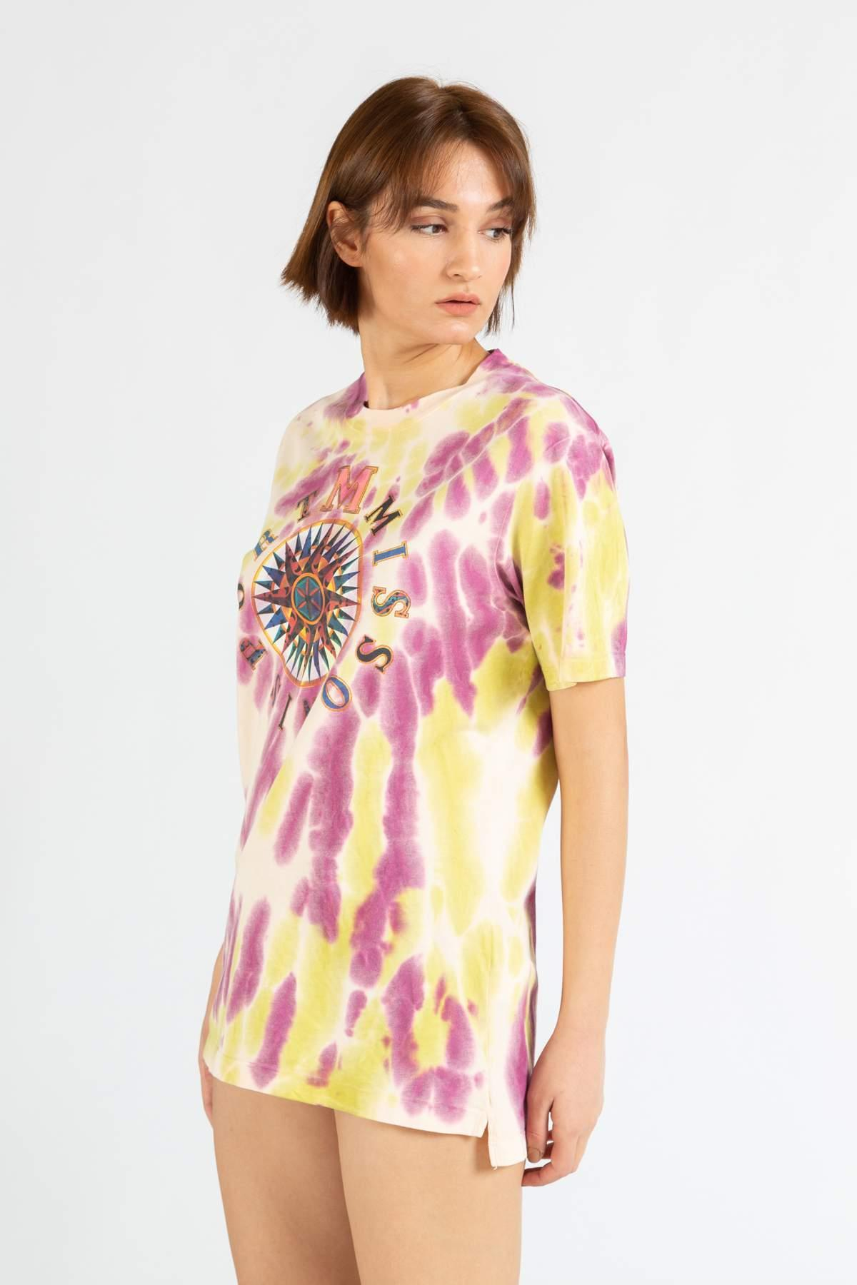M MissoniM MISSONI Sıfır Yaka Geniş Kesim T-Shirt