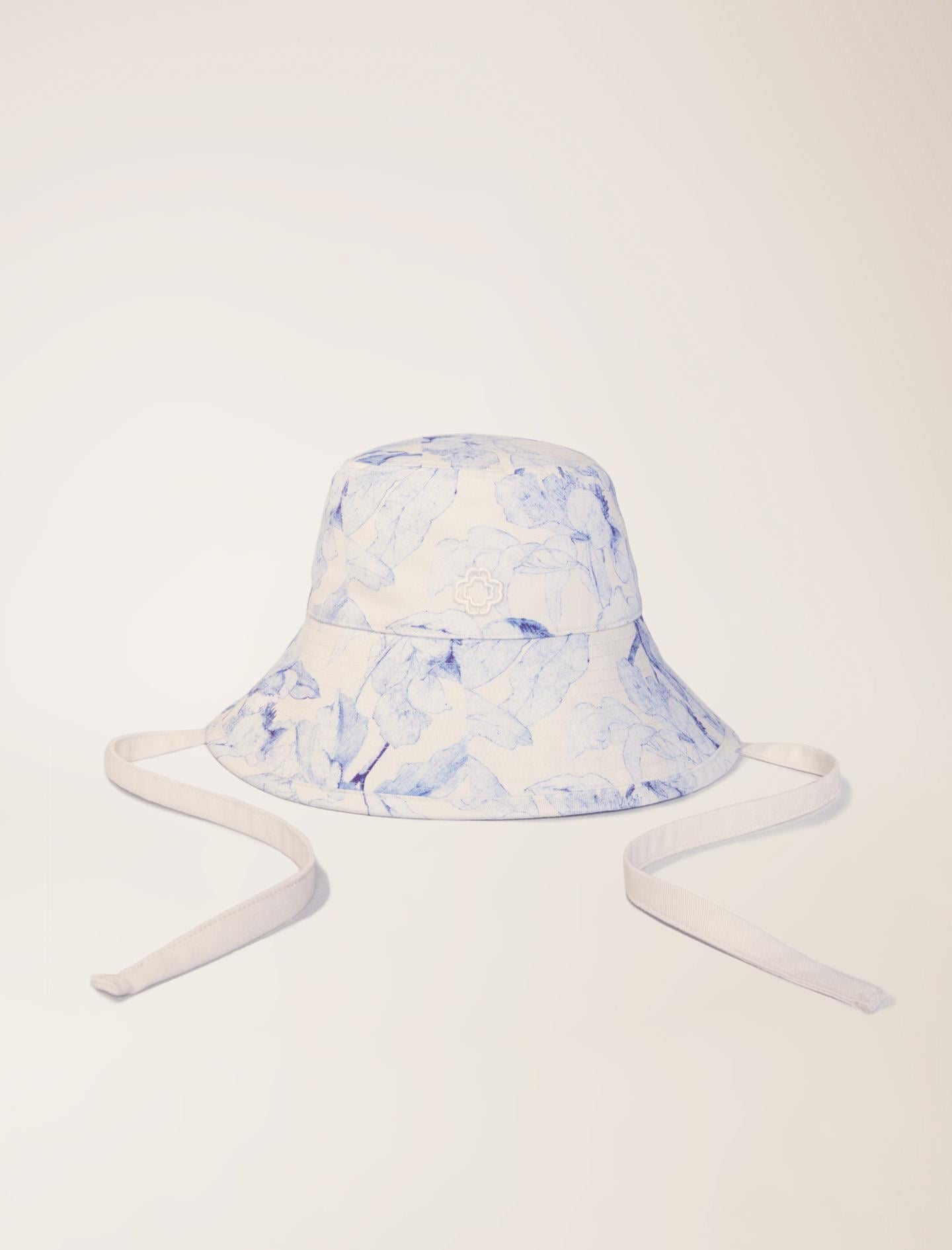 MajeFloral Desenli Bucket Şapka