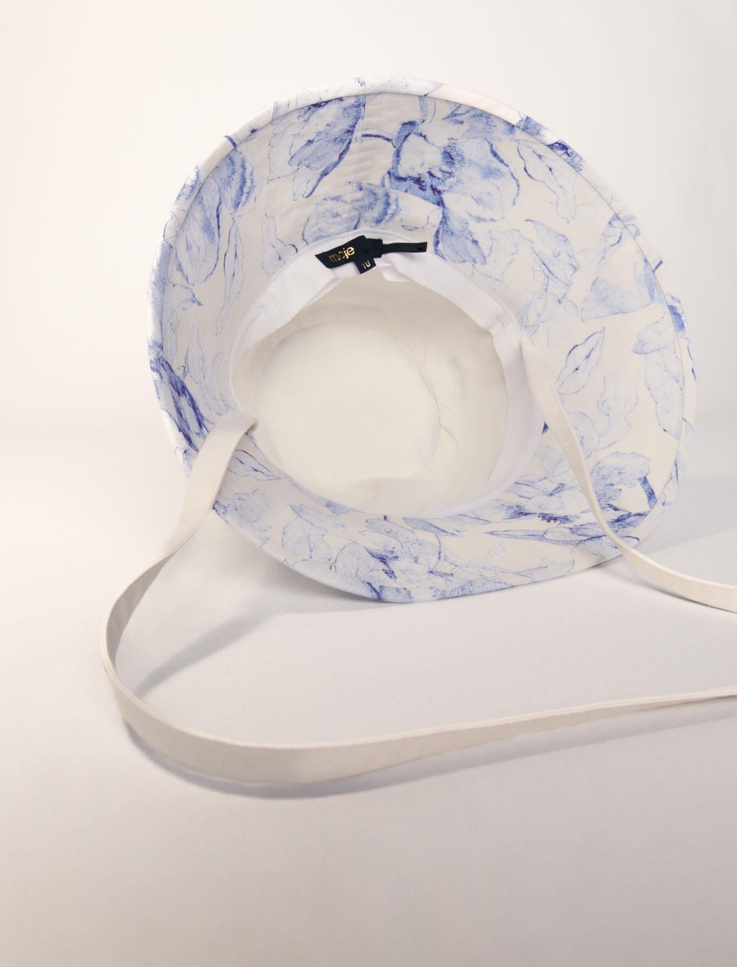 MajeFloral Desenli Bucket Şapka