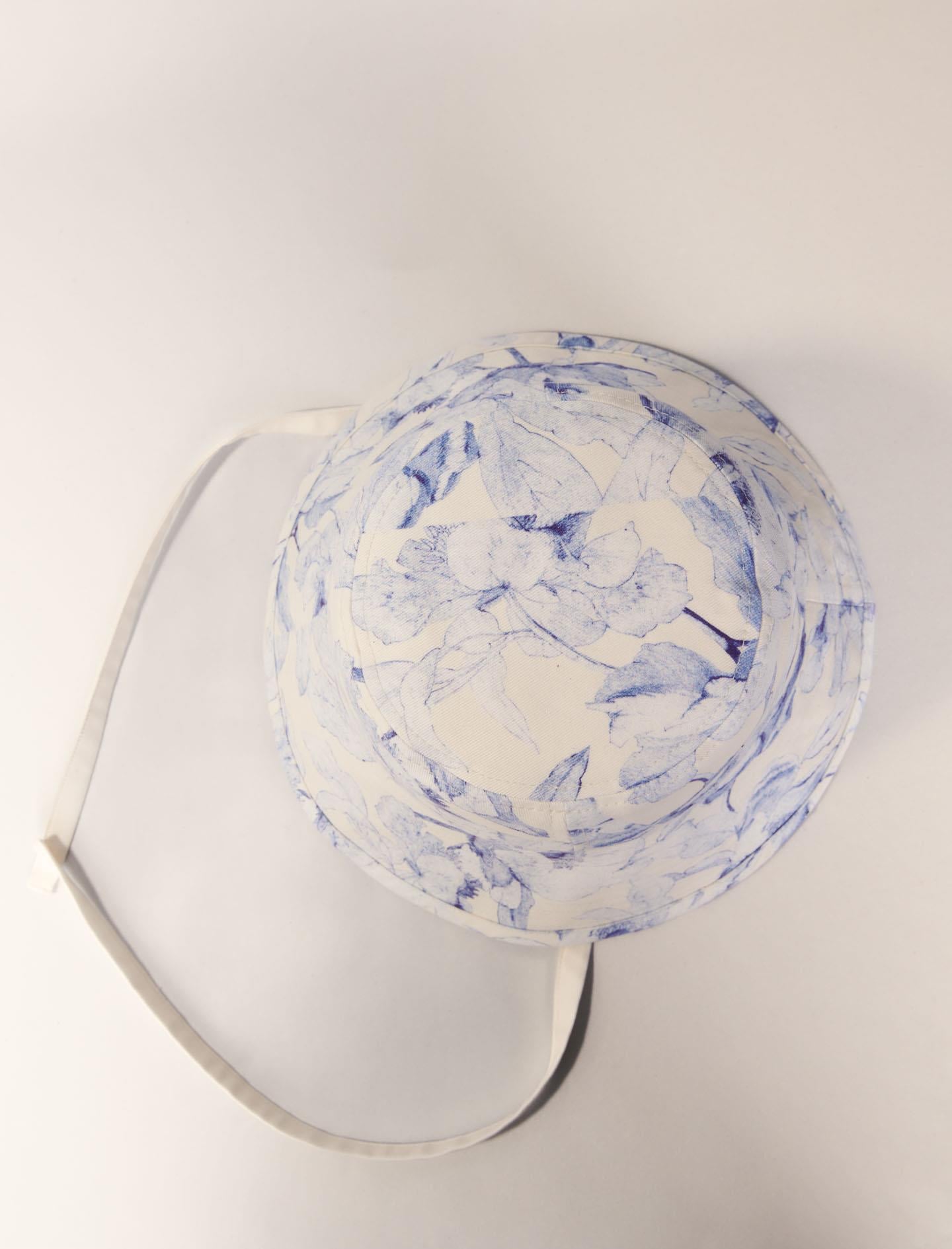 MajeFloral Desenli Bucket Şapka