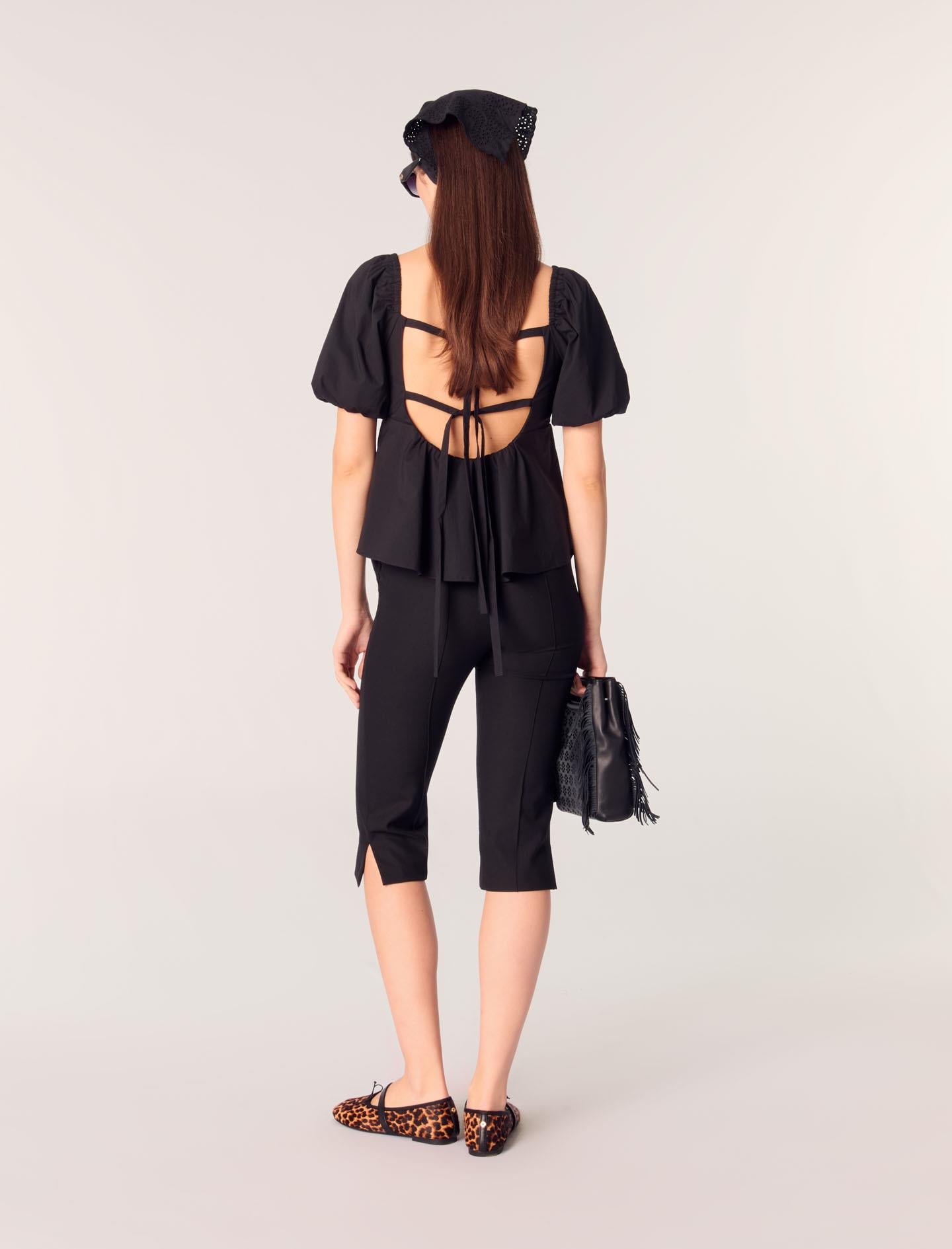 MajeKarpuz Kollu Peplum Bluz