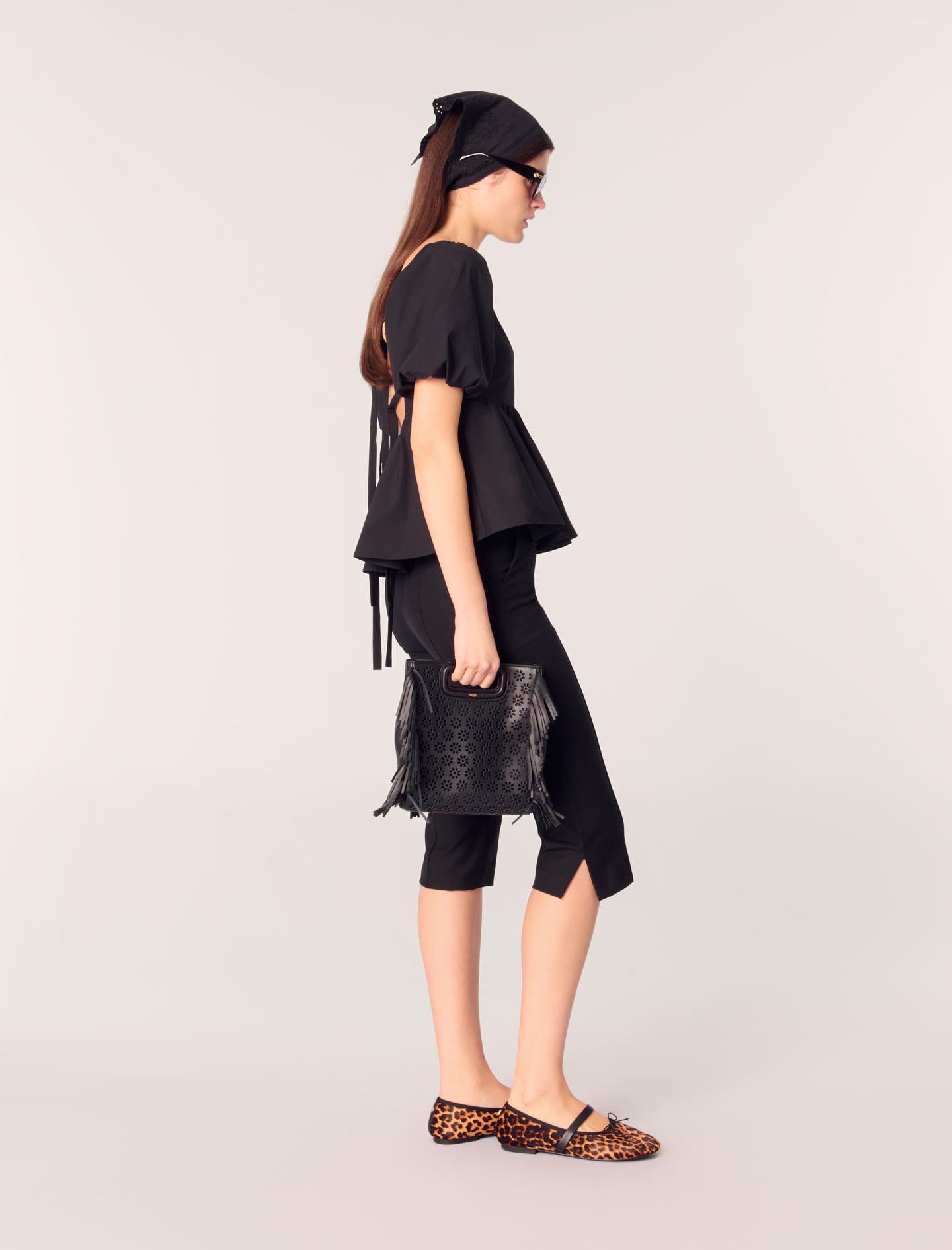 MajeKarpuz Kollu Peplum Bluz
