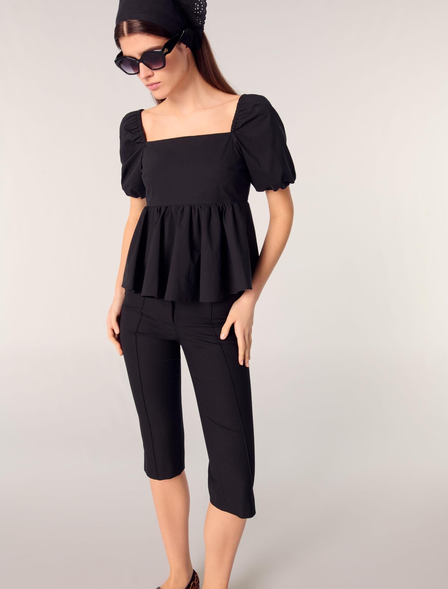 MajeKarpuz Kollu Peplum Bluz
