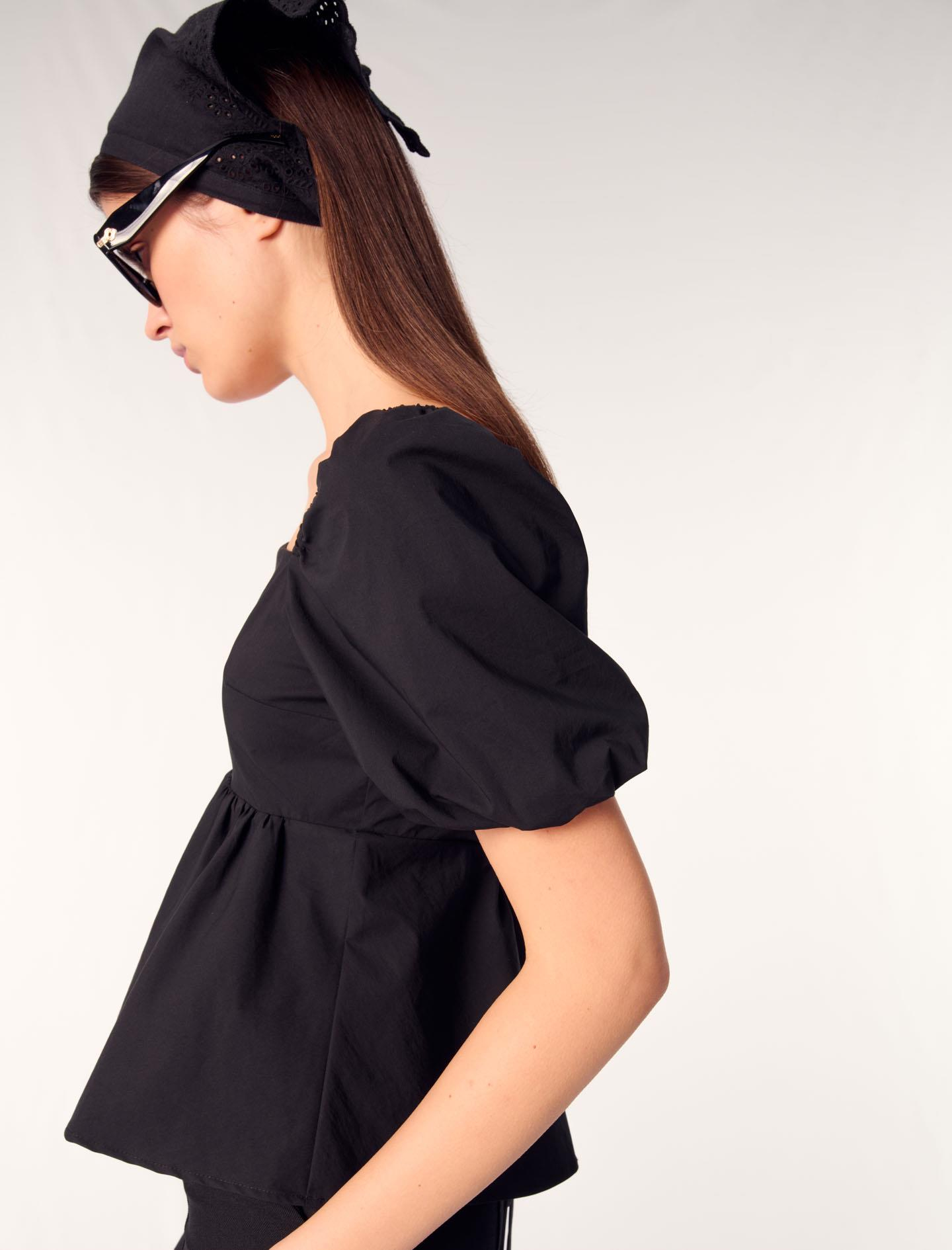 MajeKarpuz Kollu Peplum Bluz