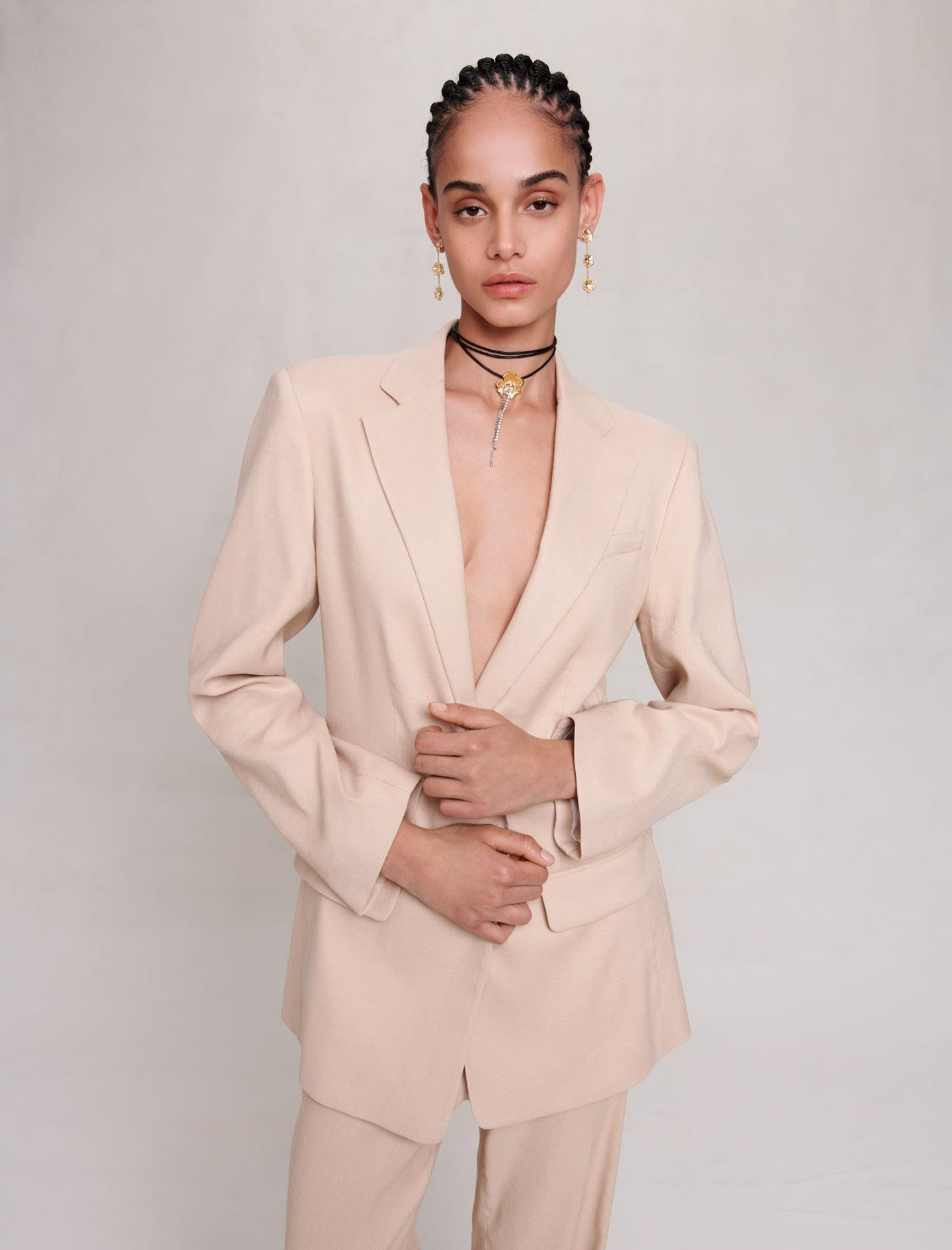 MajeKeten Karışımlı Blazer