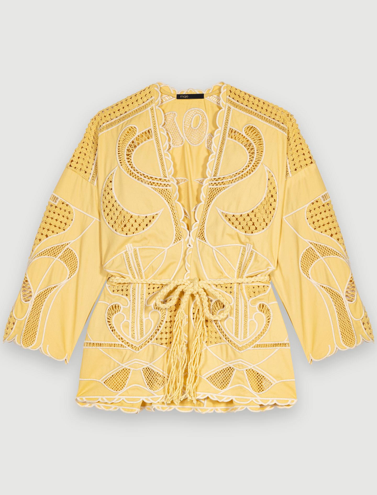 MajeÖrgü Detaylı Kimono