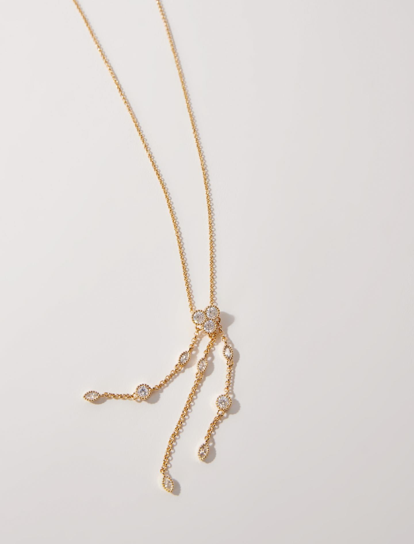 MajeTaşlı Gold Kolye