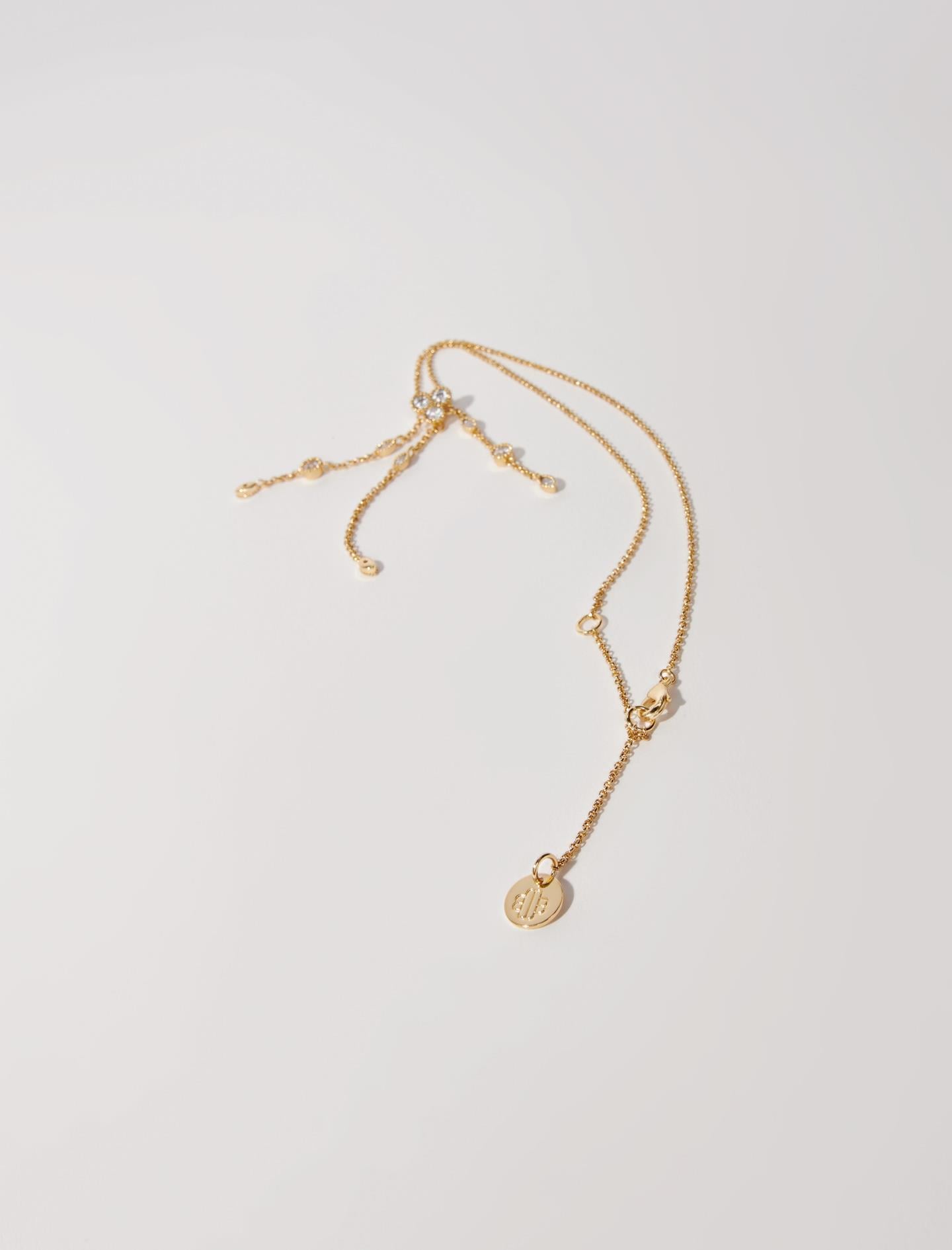 MajeTaşlı Gold Kolye