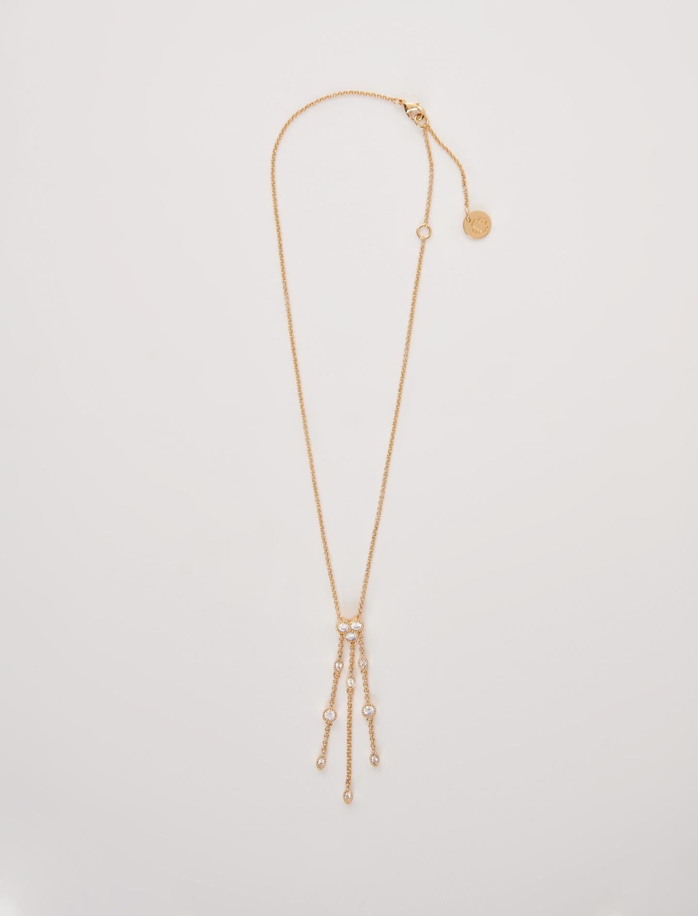 MajeTaşlı Gold Kolye